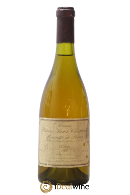 Vin de Savoie Altesse Prieure St Christophe Michel Grisard