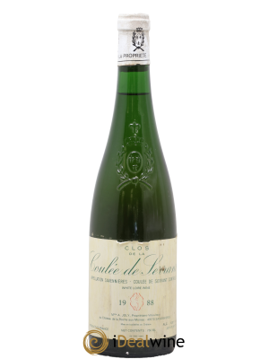 Savennières Clos de la Coulée de Serrant Vignobles de la Coulée de Serrant - Nicolas Joly