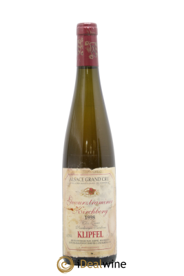 Alsace Gewurztraminer Grand Cru Kirchberg Vendanges Tardives Clos Zisser Domaine Klipfel