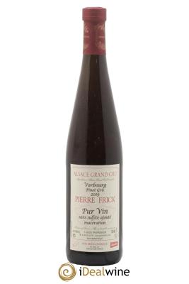 Alsace Grand Cru Pinot Gris Vorbourg Macération pur Vin Pierre Frick