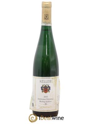 Allemagne Rheinhessen Riesling Hübacker Spätlese 26 Keller