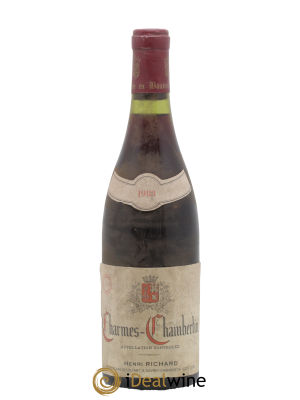 Charmes-Chambertin Grand Cru Henri Richard