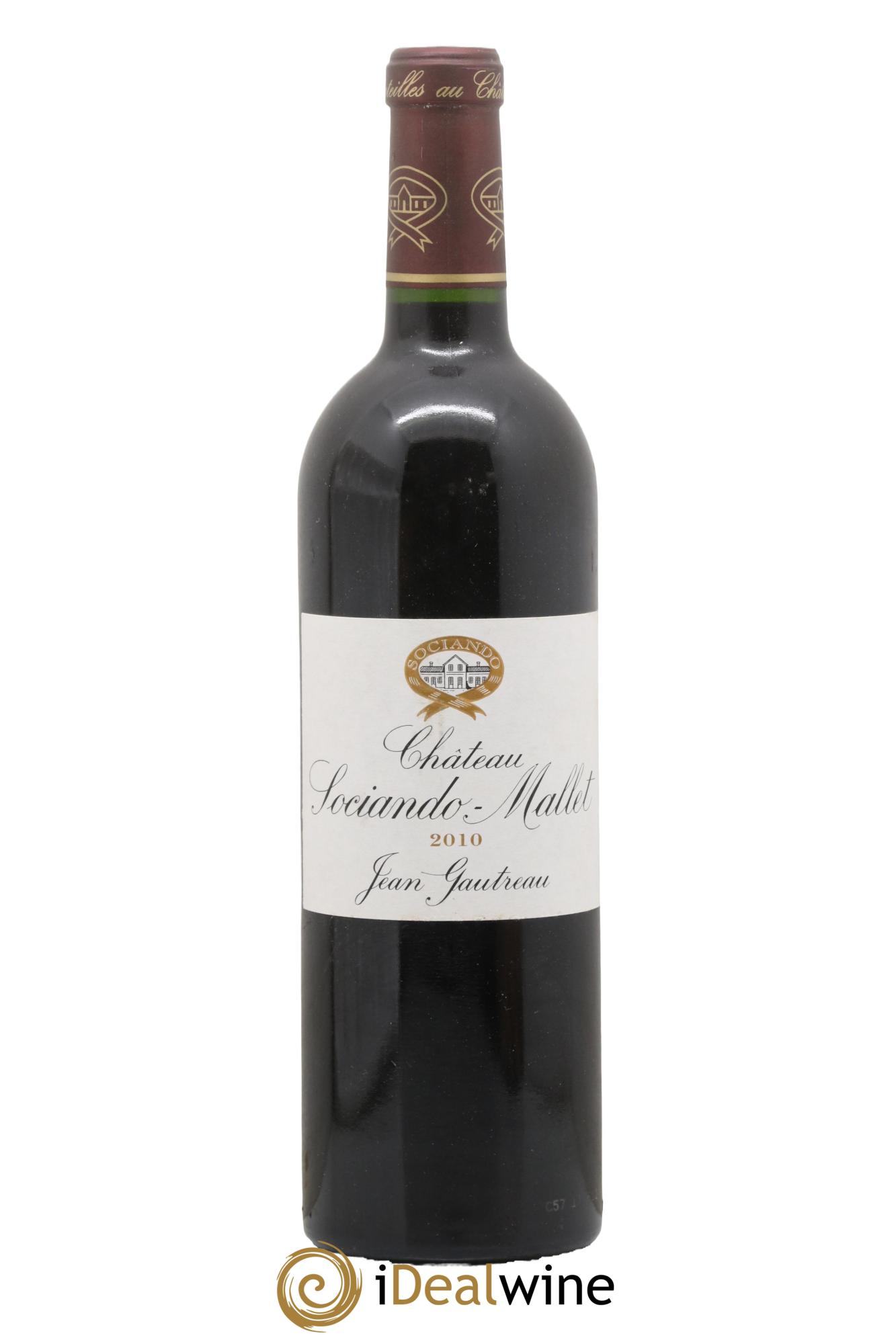 Château Sociando Mallet 2010 - Lot de 1 bouteille - 0