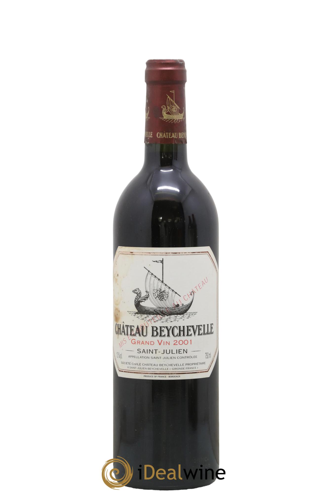 Château Beychevelle 4ème Grand Cru Classé 2001 - Posten von 1 Flasche - 0