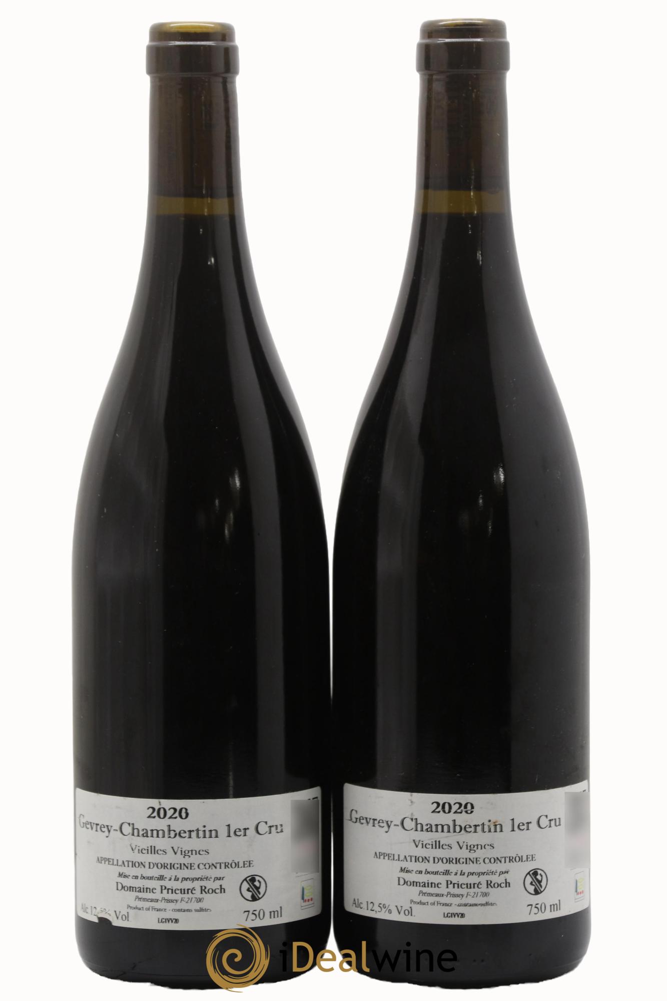 Gevrey-Chambertin 1er Cru Vieilles Vignes Prieuré Roch 2020 - Lot de 2 bouteilles - 1