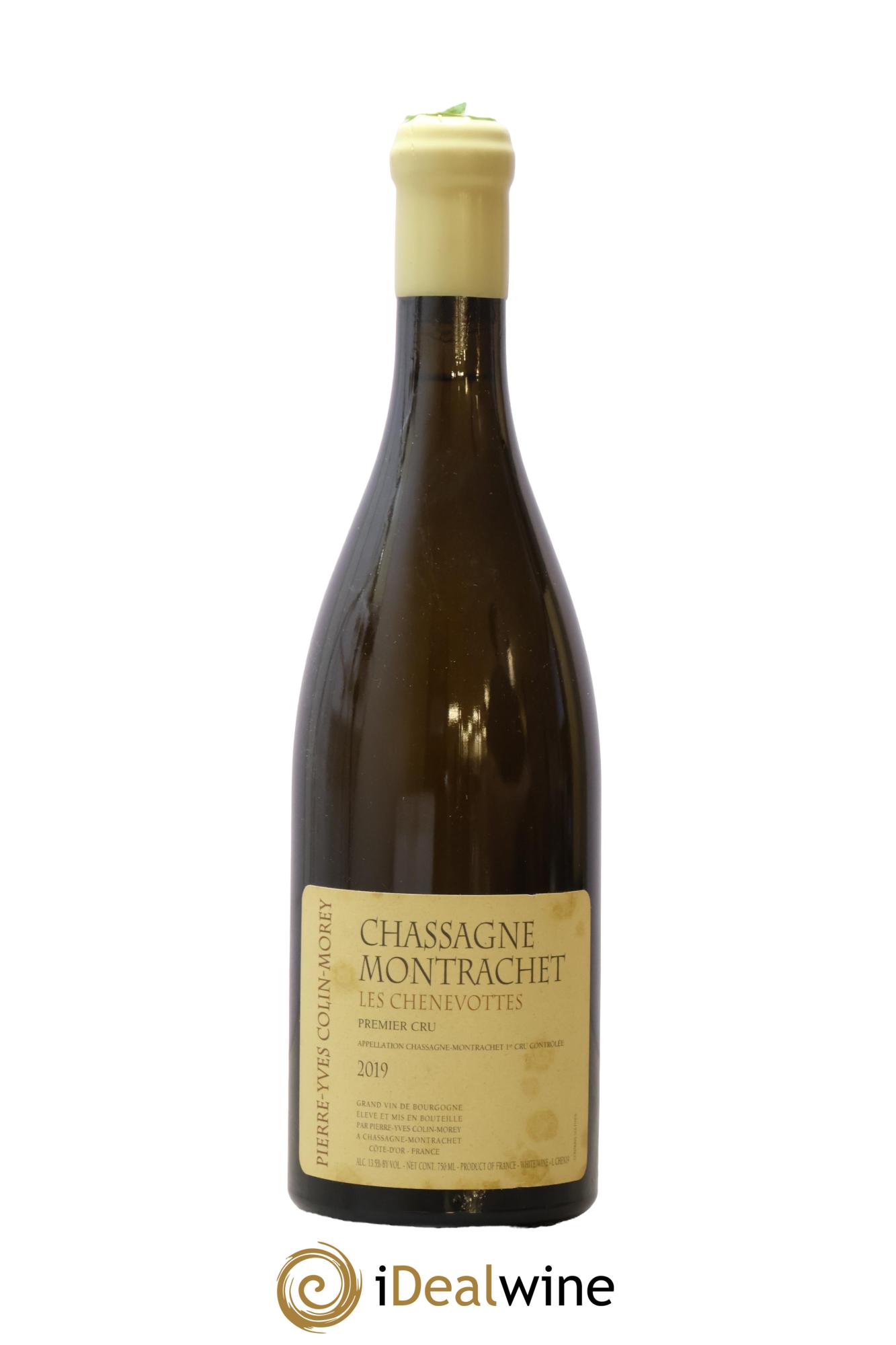 Chassagne-Montrachet 1er Cru Les Chenevottes Pierre-Yves Colin Morey 2019 - Lot of 1 bottle - 0