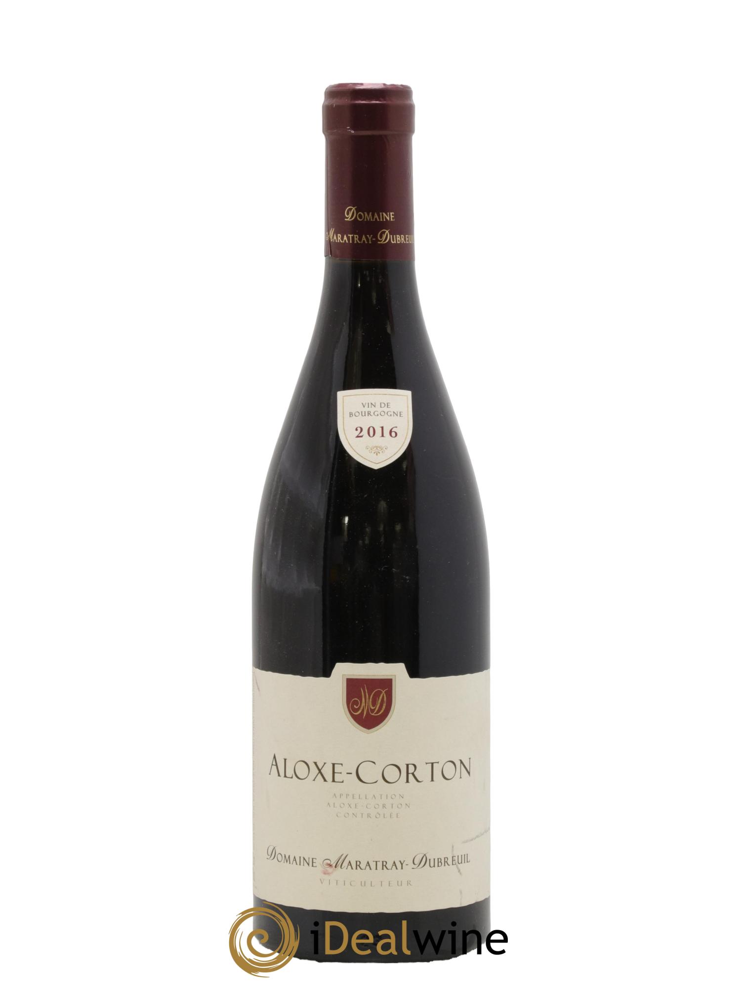 Aloxe-Corton Maratray-Dubreuil 2016 - Lot de 1 bouteille - 0