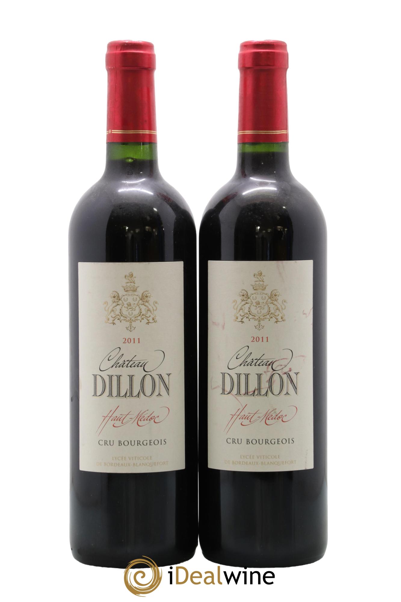 Château Dillon Cru Bourgeois 2011 - Lot de 2 bouteilles - 0