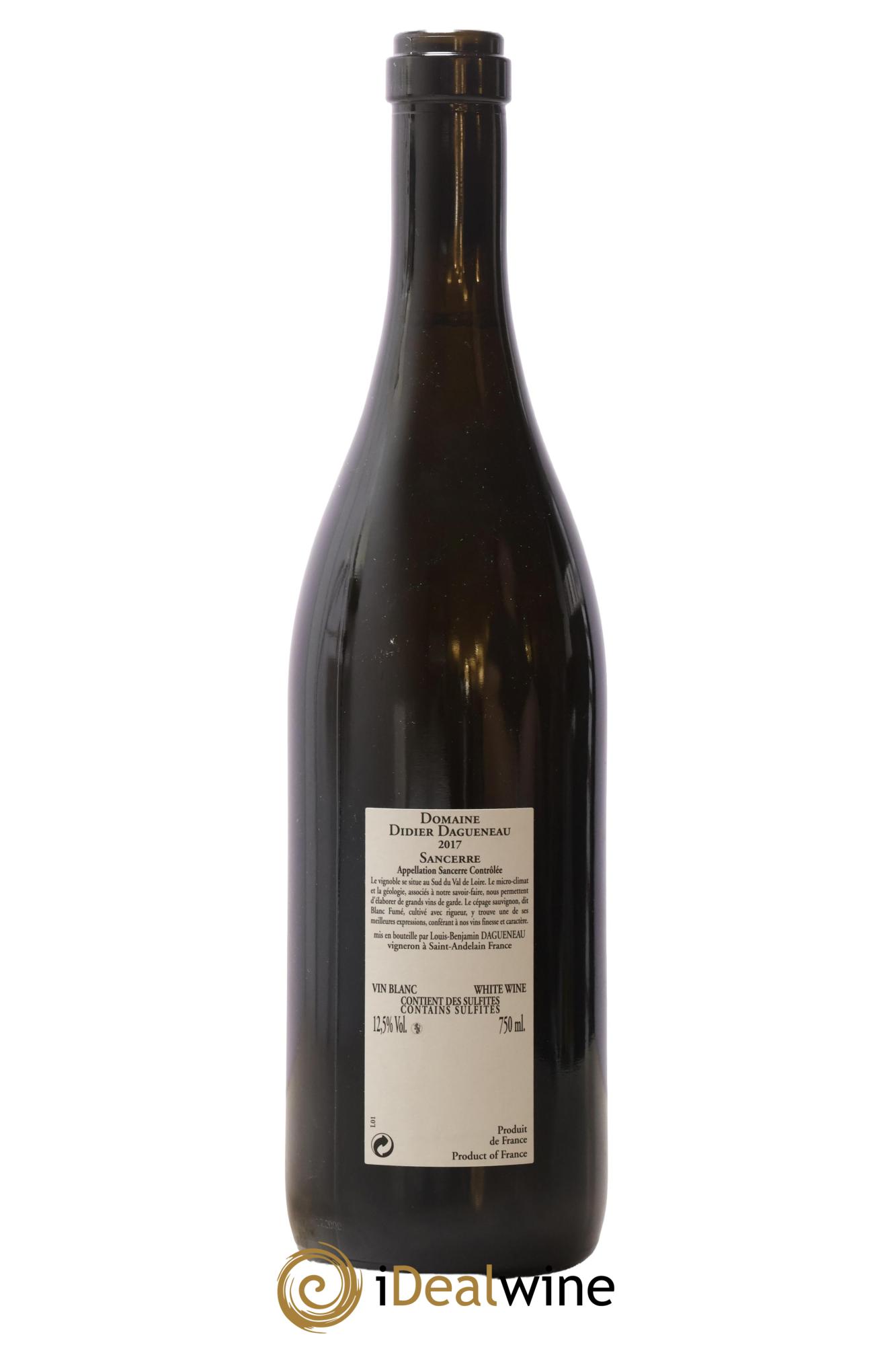 Sancerre En Chailloux Dagueneau 2017 - Lot of 1 bottle - 1