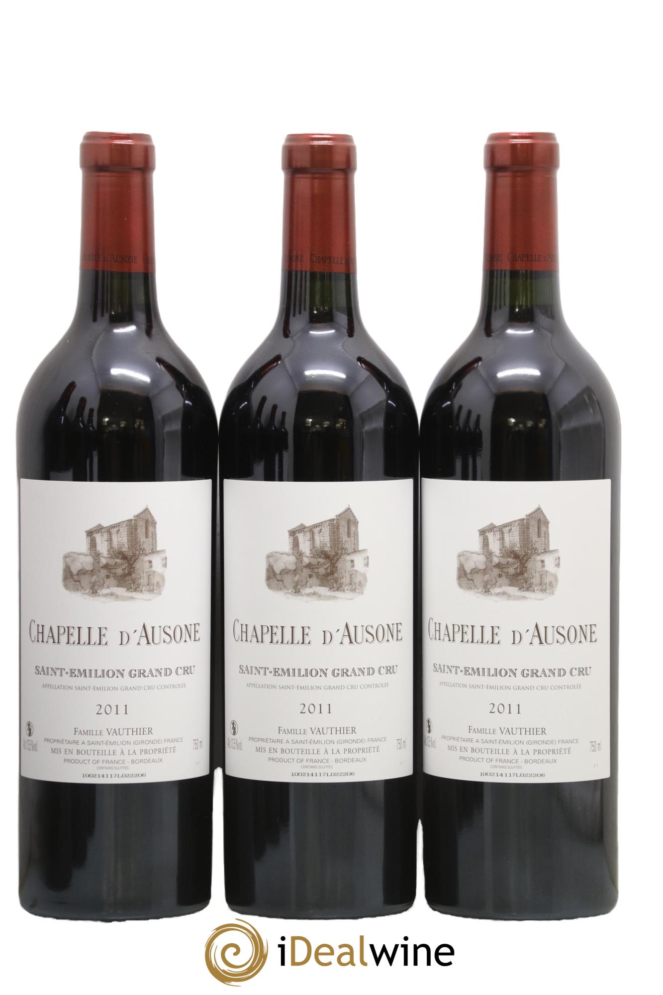Chapelle d'Ausone Second Vin 2011 - Lotto di 6 bottiglie - 1