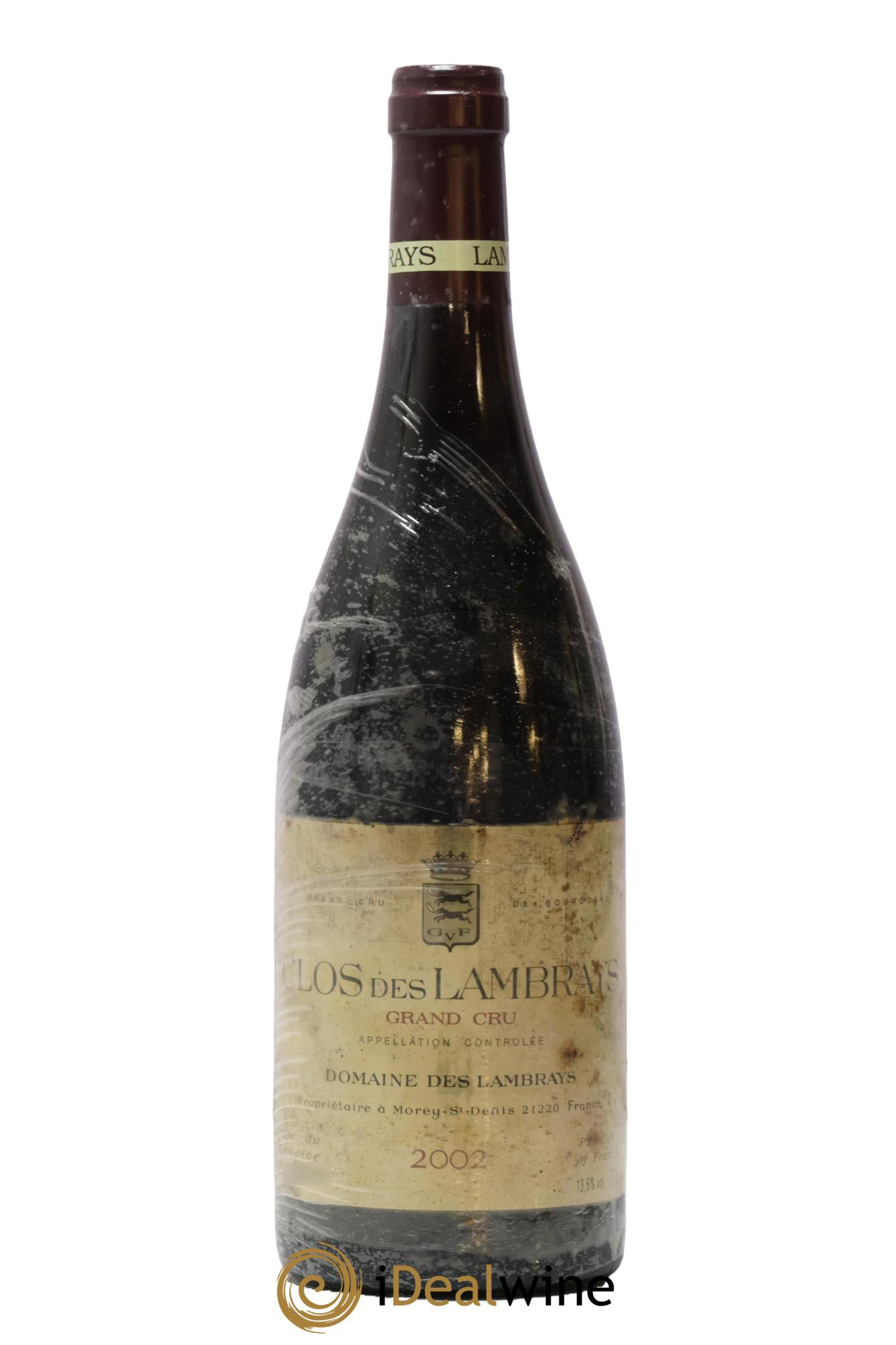 Clos des Lambrays Grand Cru Domaine des Lambrays  2002 - Lot of 1 bottle - 0