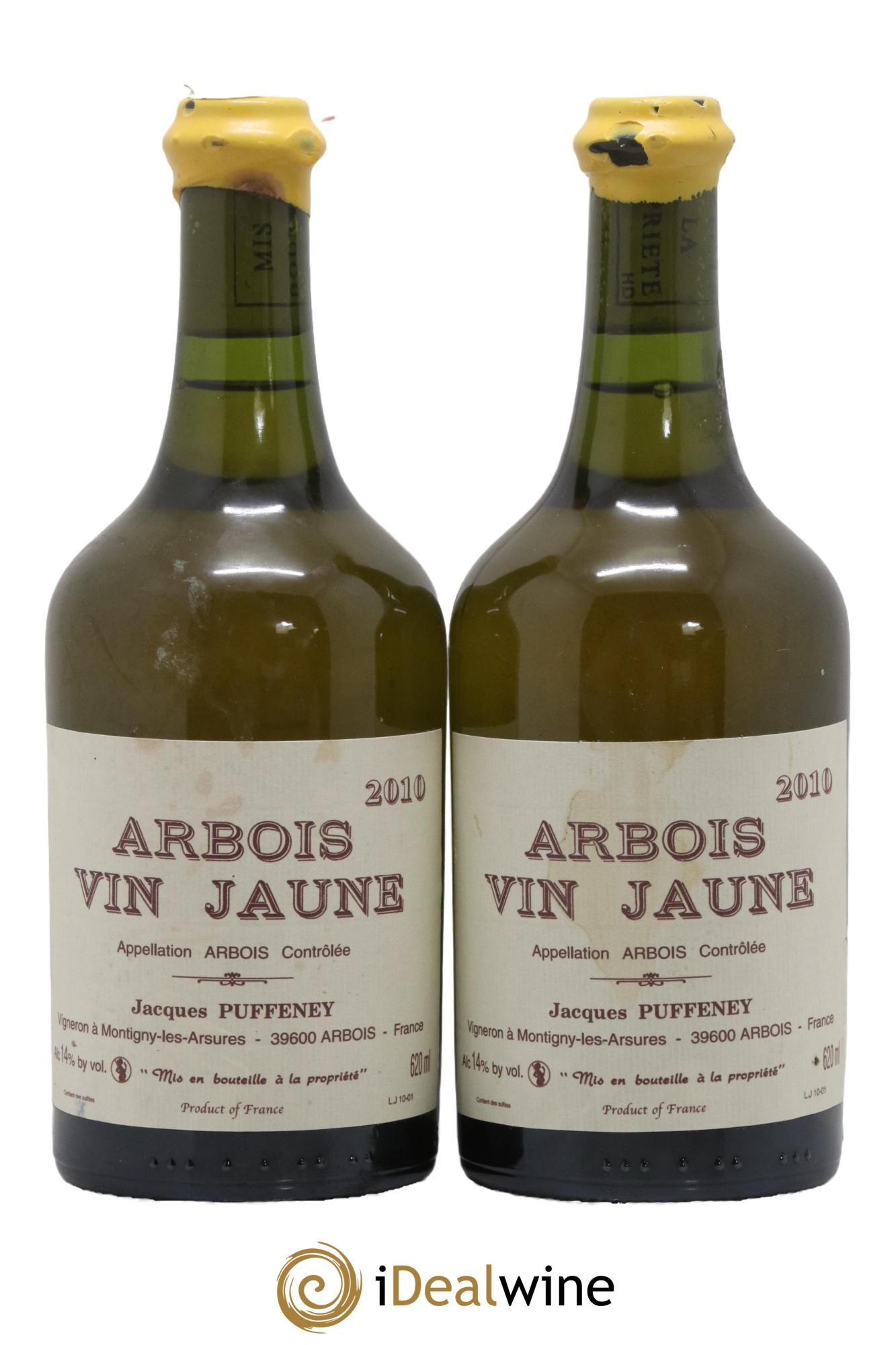 Arbois Vin Jaune Jacques Puffeney 2010 - Lot de 2 clavelins - 0