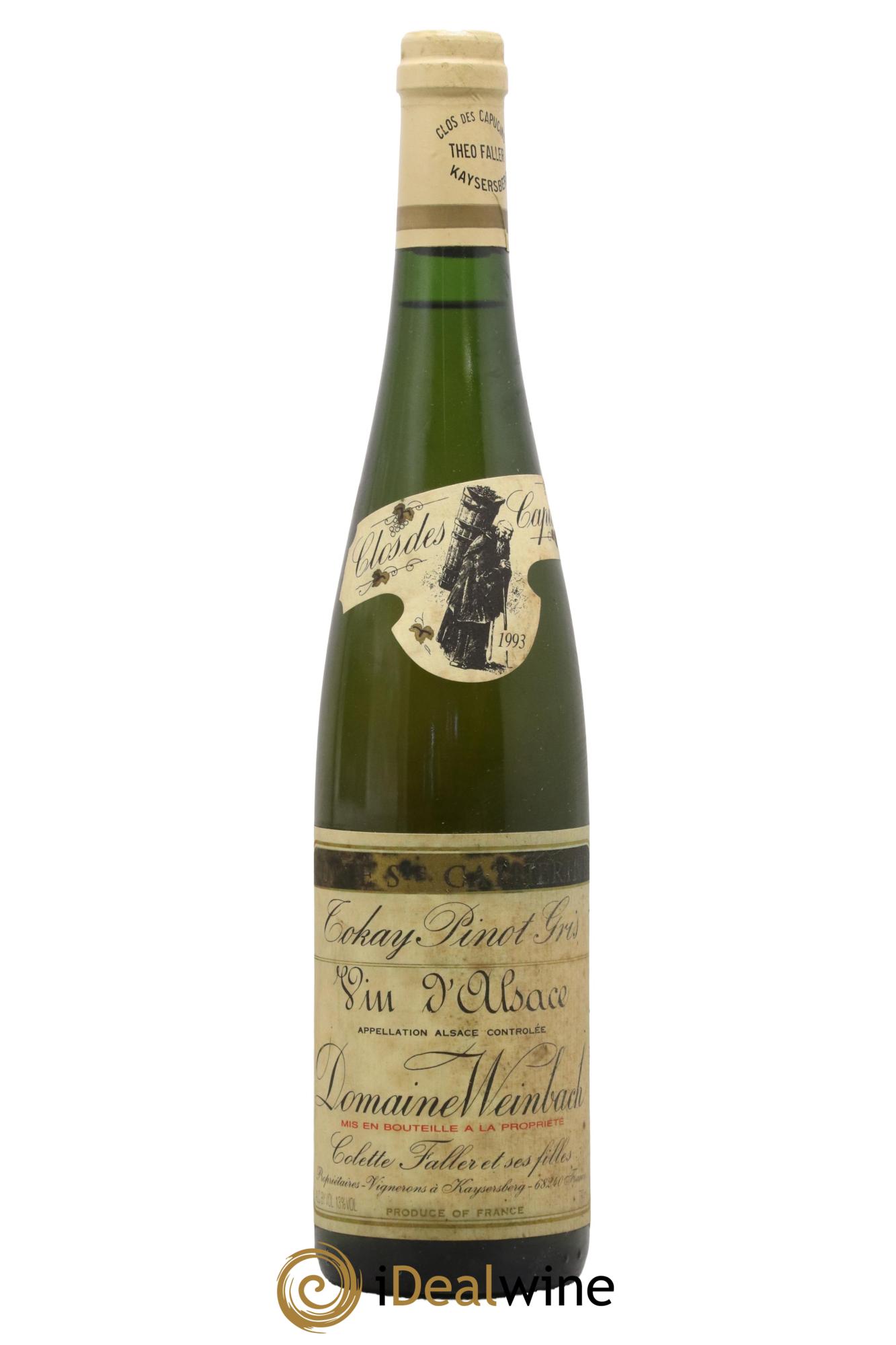 Alsace Pinot Gris Cuvée Sainte Catherine Weinbach (Domaine) 1993 - Lot de 1 bouteille - 0