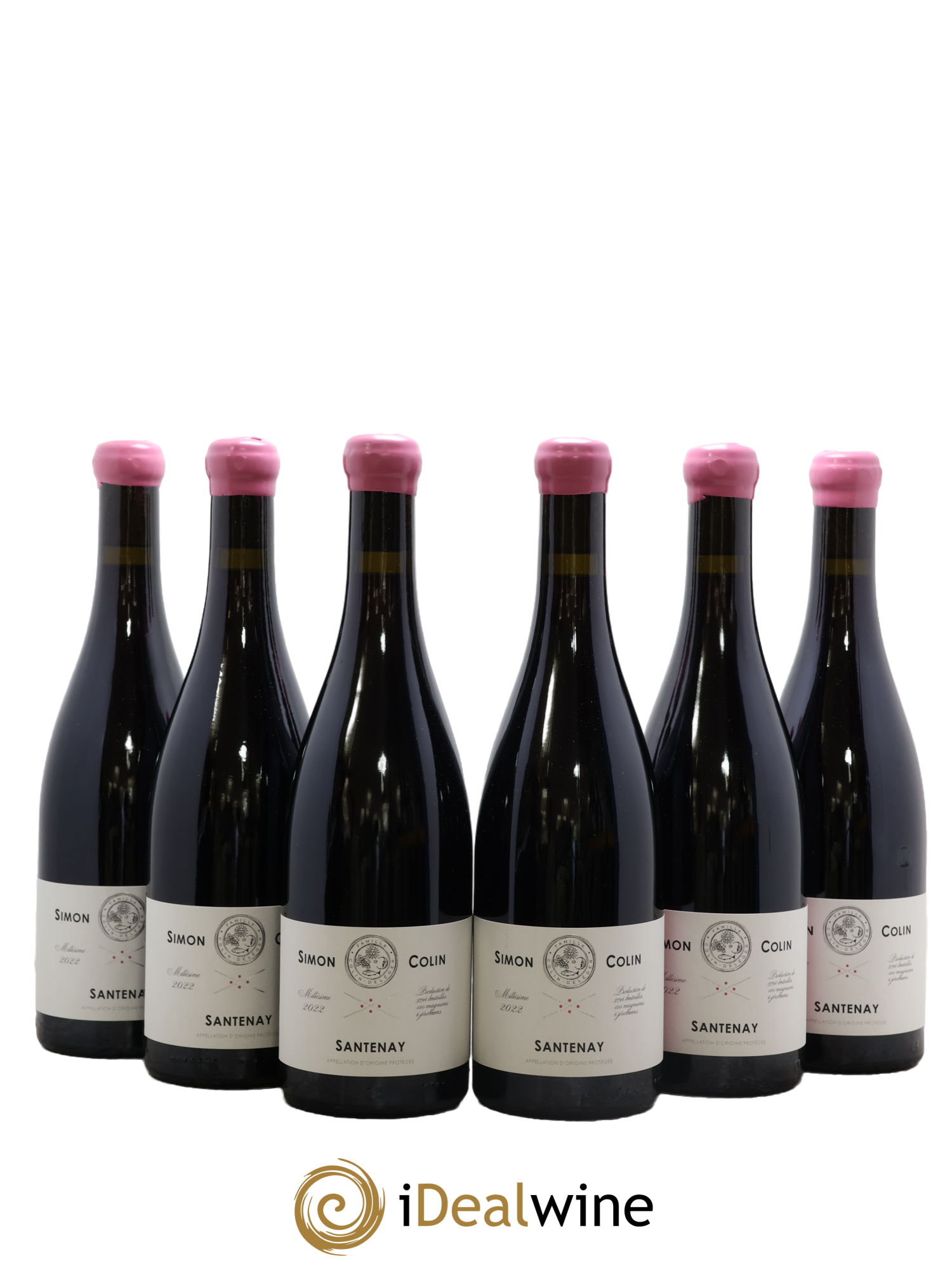 Santenay Simon Colin 2022 - Lot of 6 bottles - 0