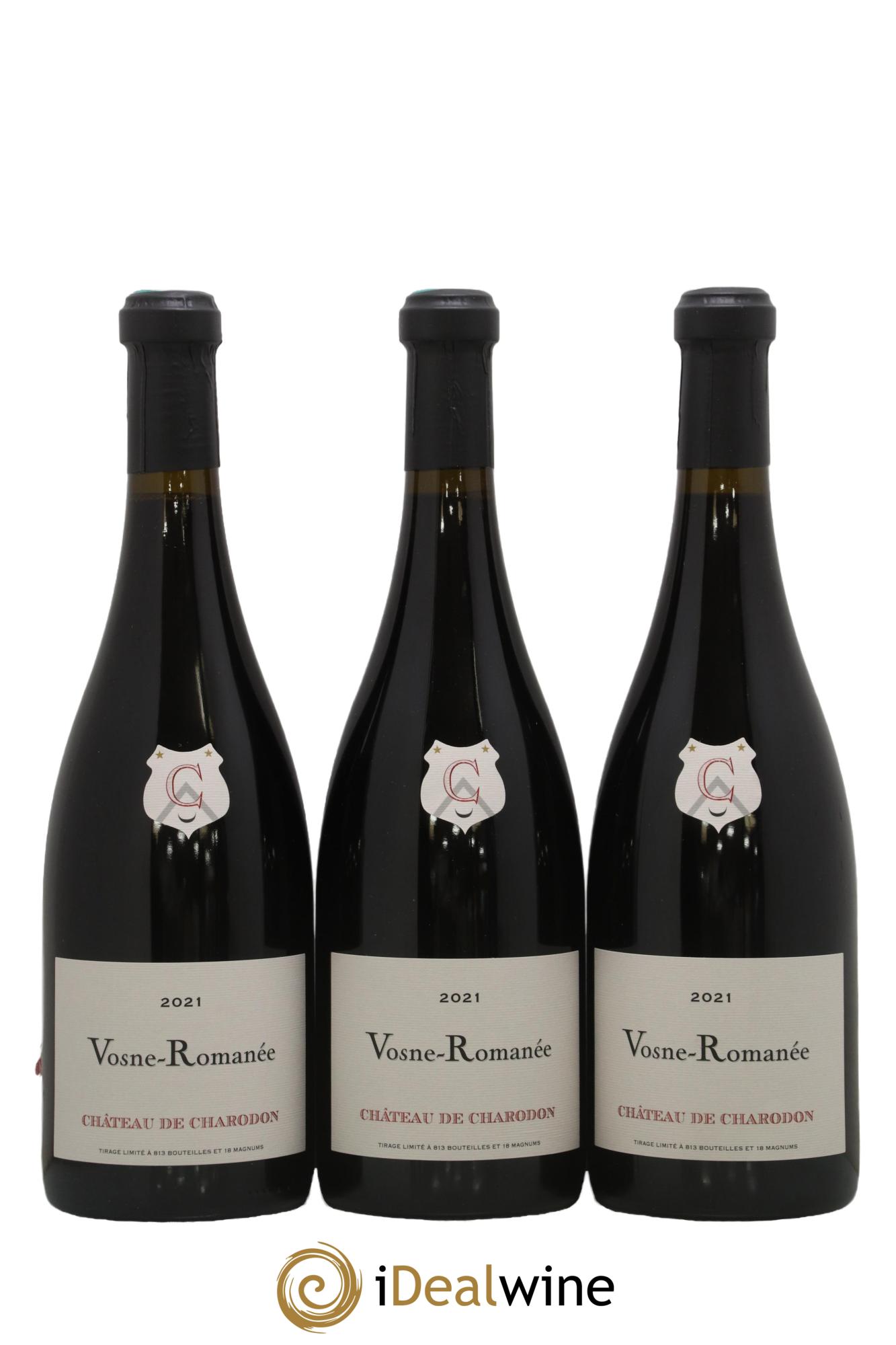 Vosne-Romanée Château de Charodon Château Charodon 2021 - Lot de 3 bouteilles - 0