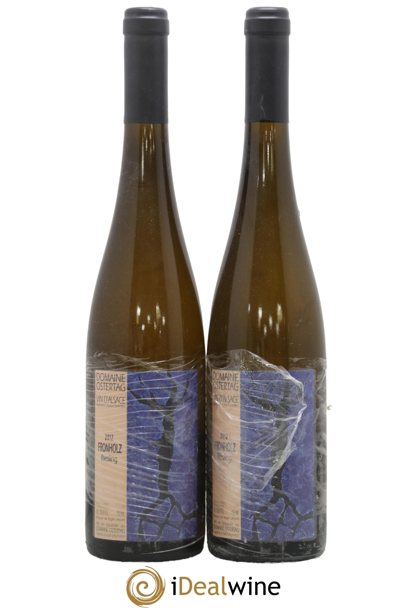 Alsace Riesling Fronholz Ostertag (Domaine) 2012 - Posten von 2 Flaschen - 0