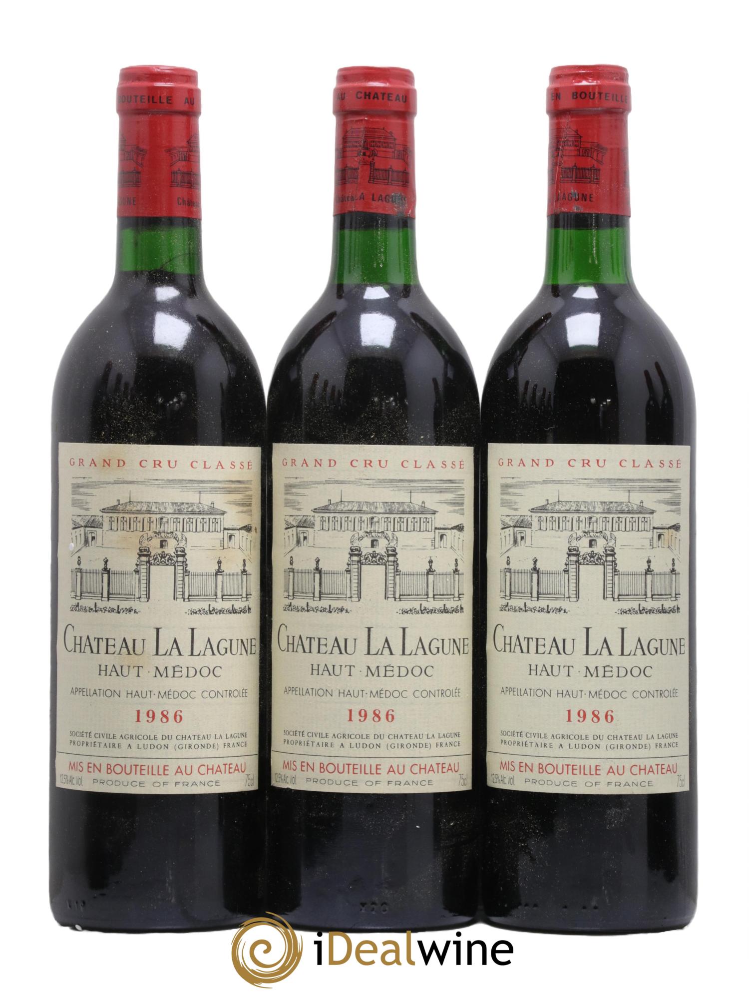Château la Lagune 3ème Grand Cru Classé 1986 - Lot de 12 bouteilles - 2
