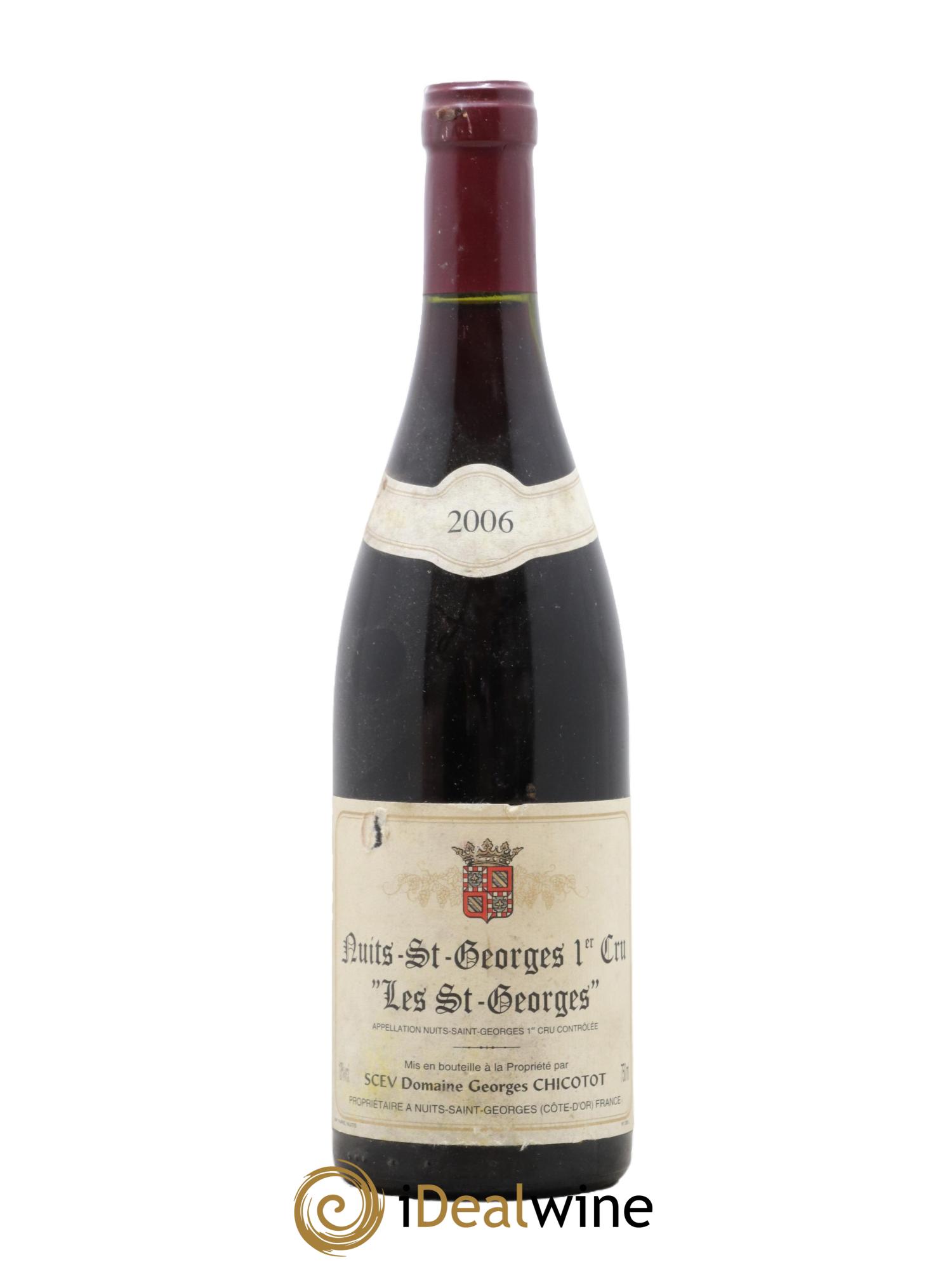 Nuits-Saint-Georges 1er Cru Les Saint-Georges Chicotot 2006 - Lot de 1 bouteille - 0