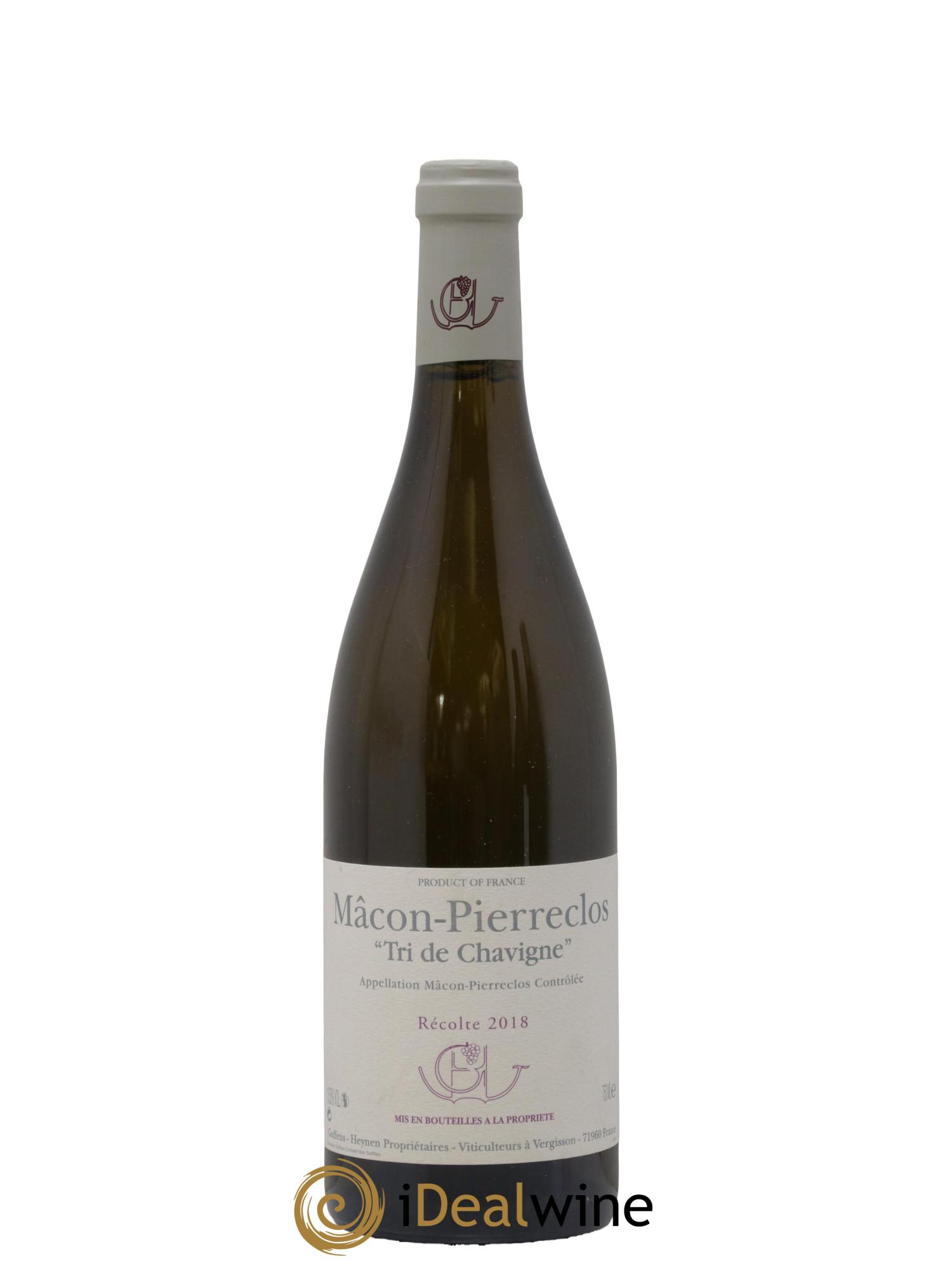 Mâcon-Pierreclos Tri de Chavigne Guffens-Heynen 2018 - Lot de 1 bouteille - 0