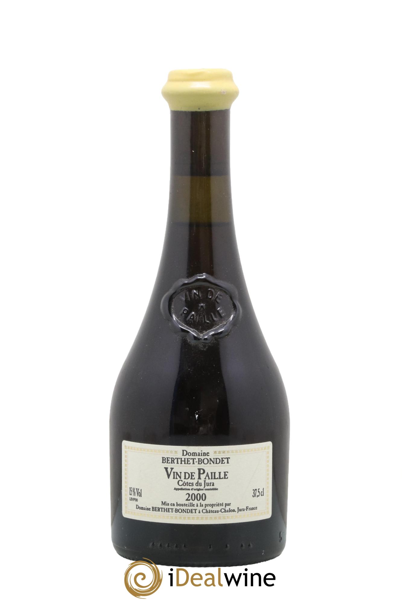 Côtes du Jura Vin De Paille Berthet-Bondet 2000 - Posten von 1 Demi-Flasche - 0