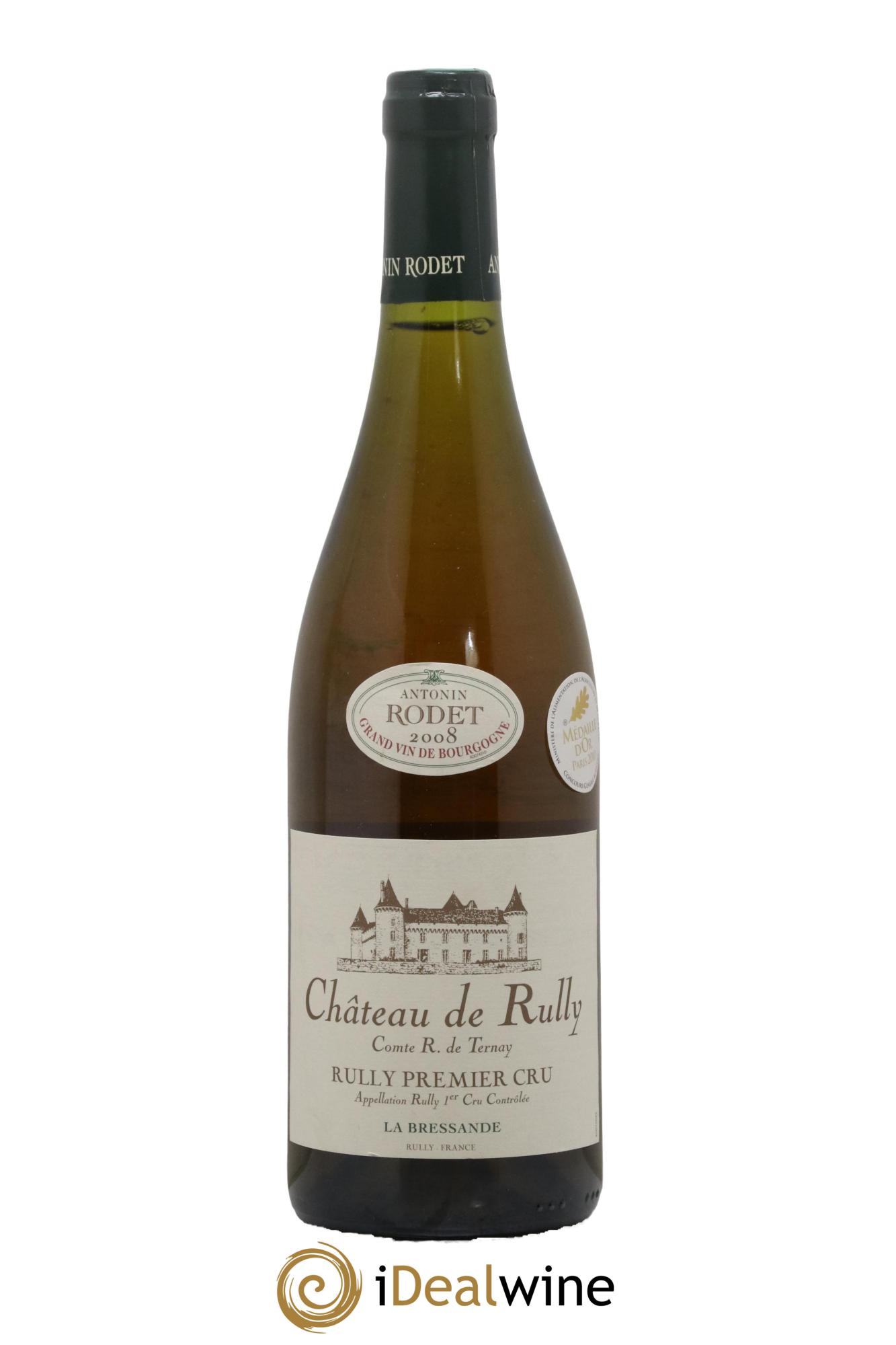 Rully 1er Cru La Bressande Château De Comte R De Ternay Antonin Rodet 2008 - Lot de 1 bouteille - 0