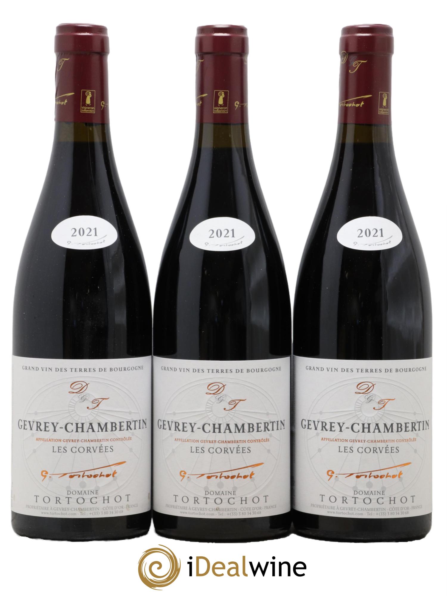 Gevrey-Chambertin Les Corvées Tortochot (Domaine) 2021 - Lot de 3 bouteilles - 0