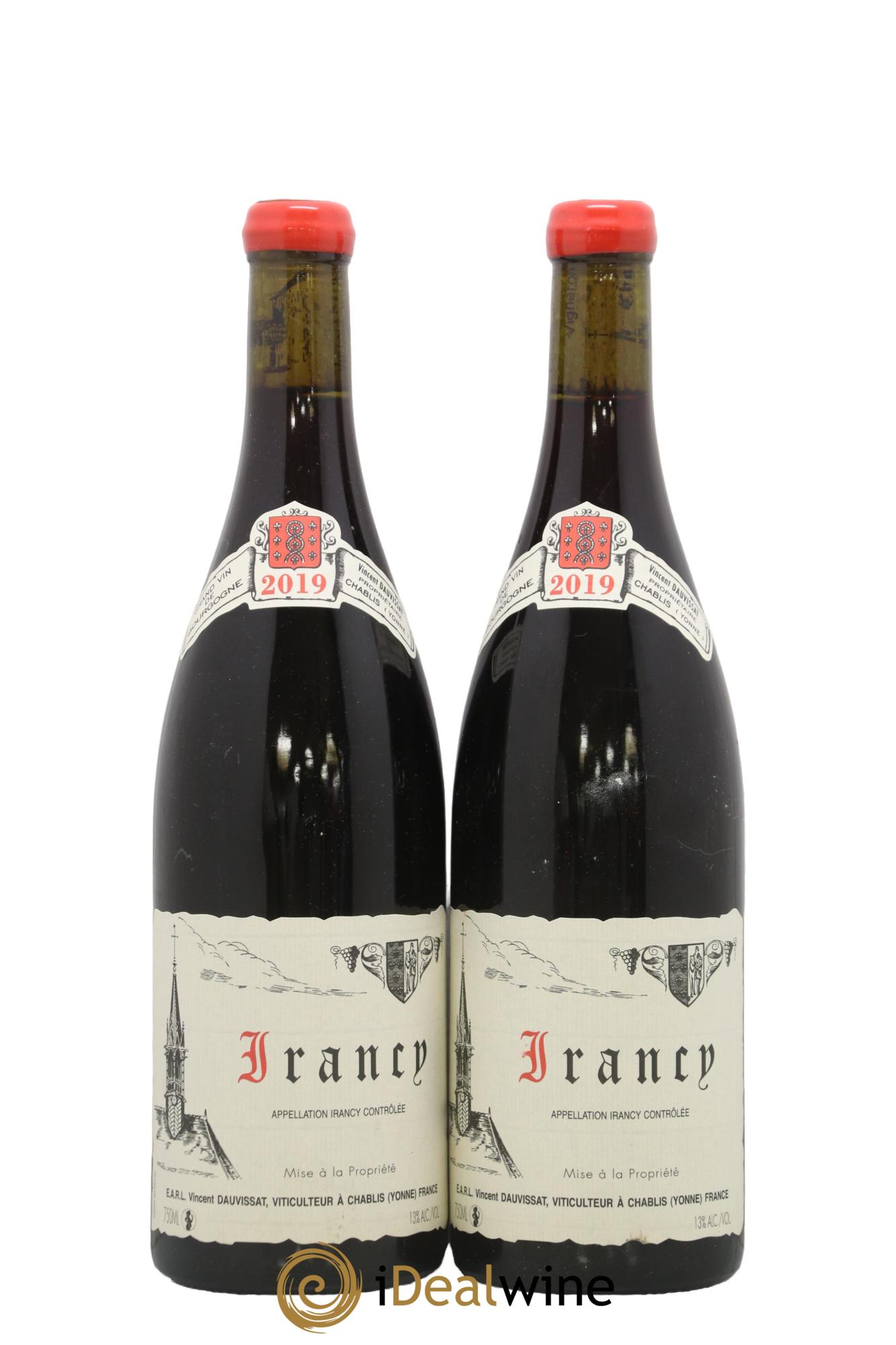 Irancy Vincent Dauvissat (Domaine) 2019 - Lot of 2 bottles - 0