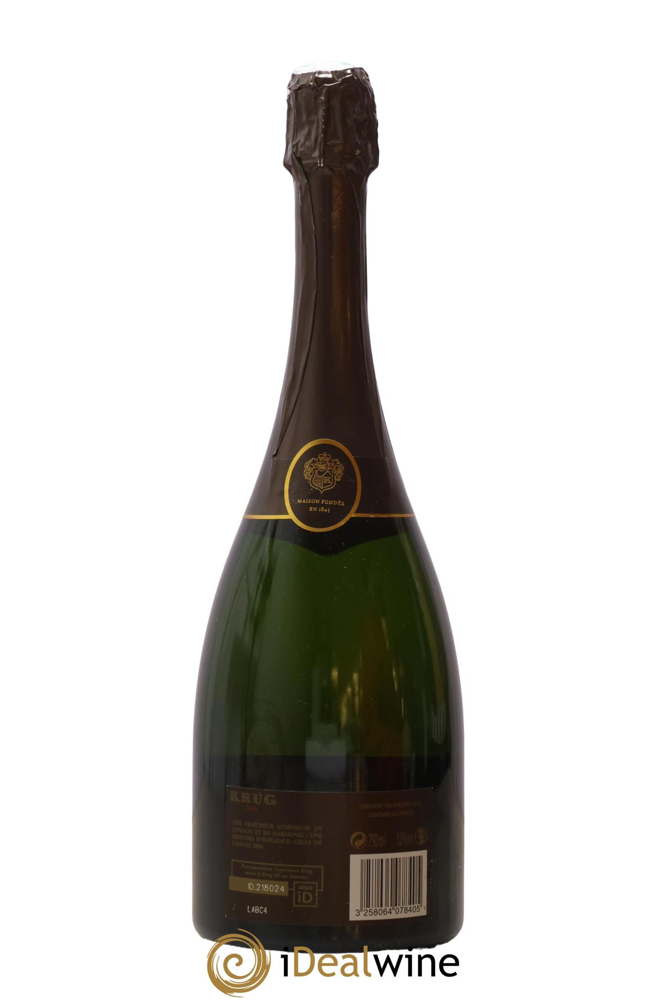 Vintage Krug 2004 - Lot of 1 bottle - 1