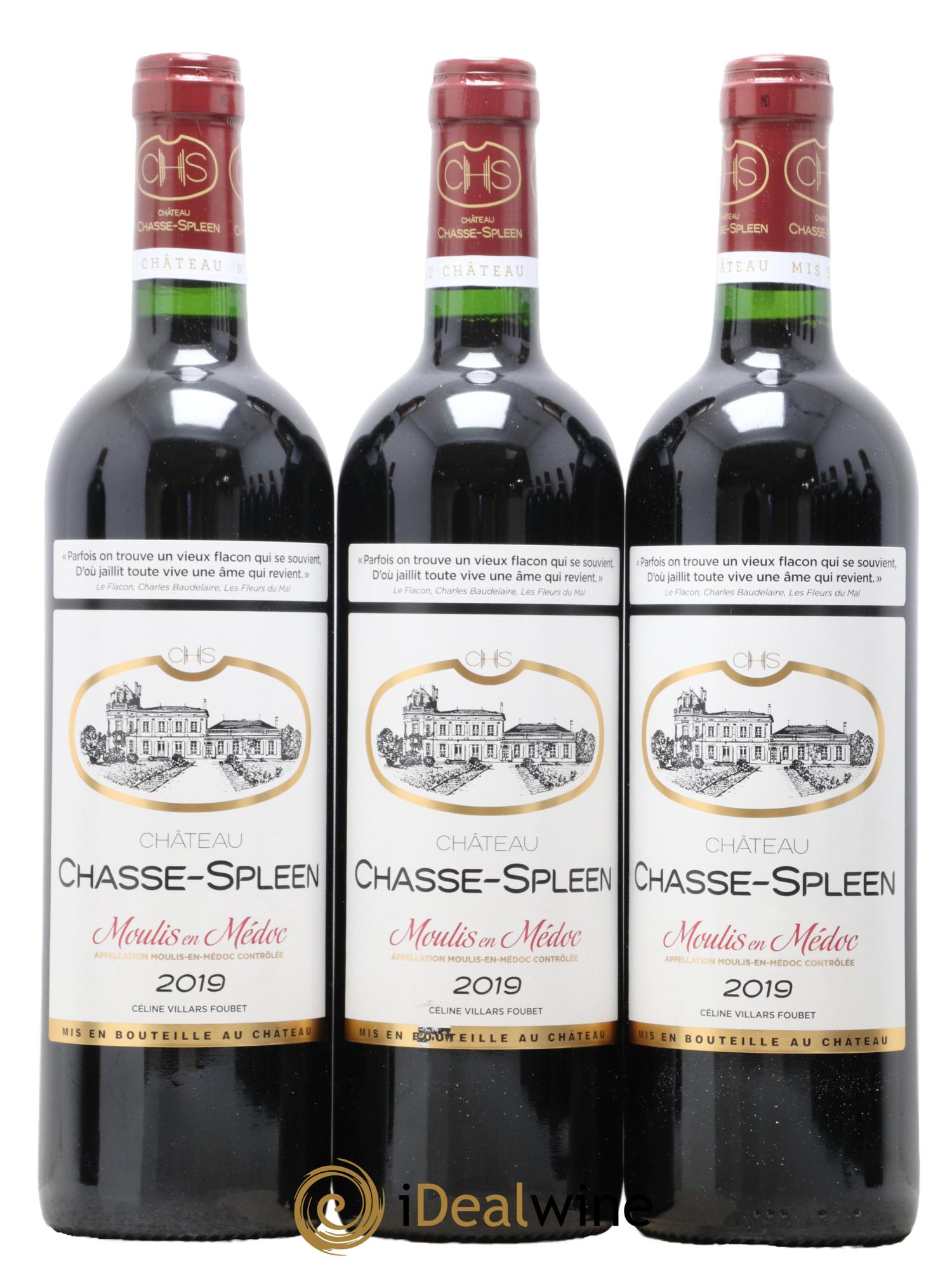 Château Chasse Spleen 2019 - Lot de 12 bouteilles - 2