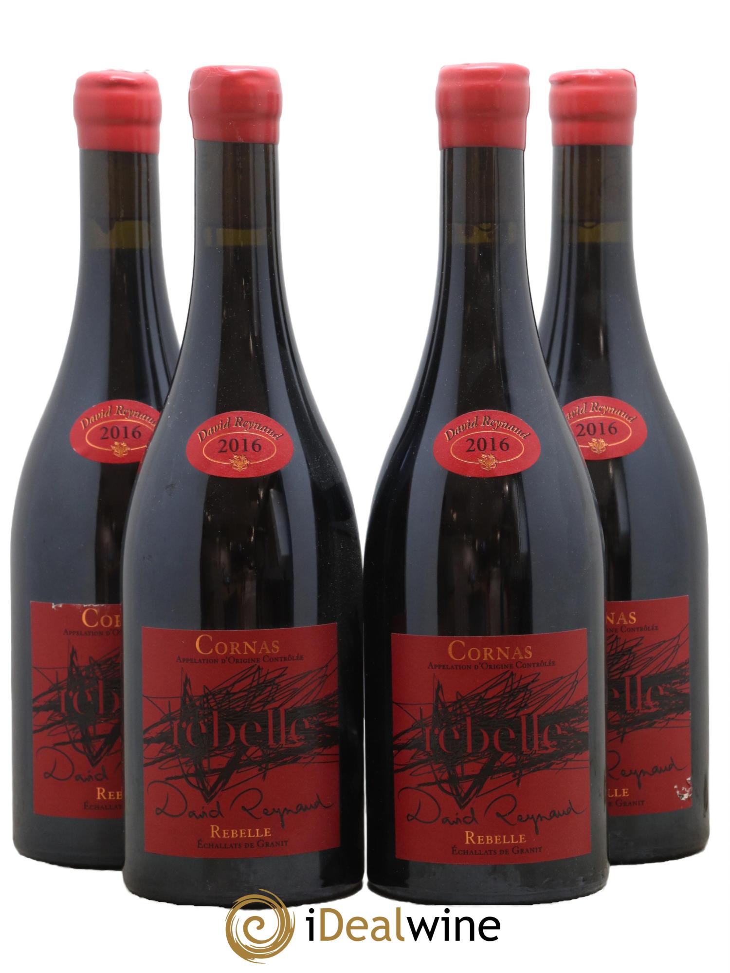 Cornas Rebelle David Reynaud 2016 - Posten von 4 Flaschen - 0