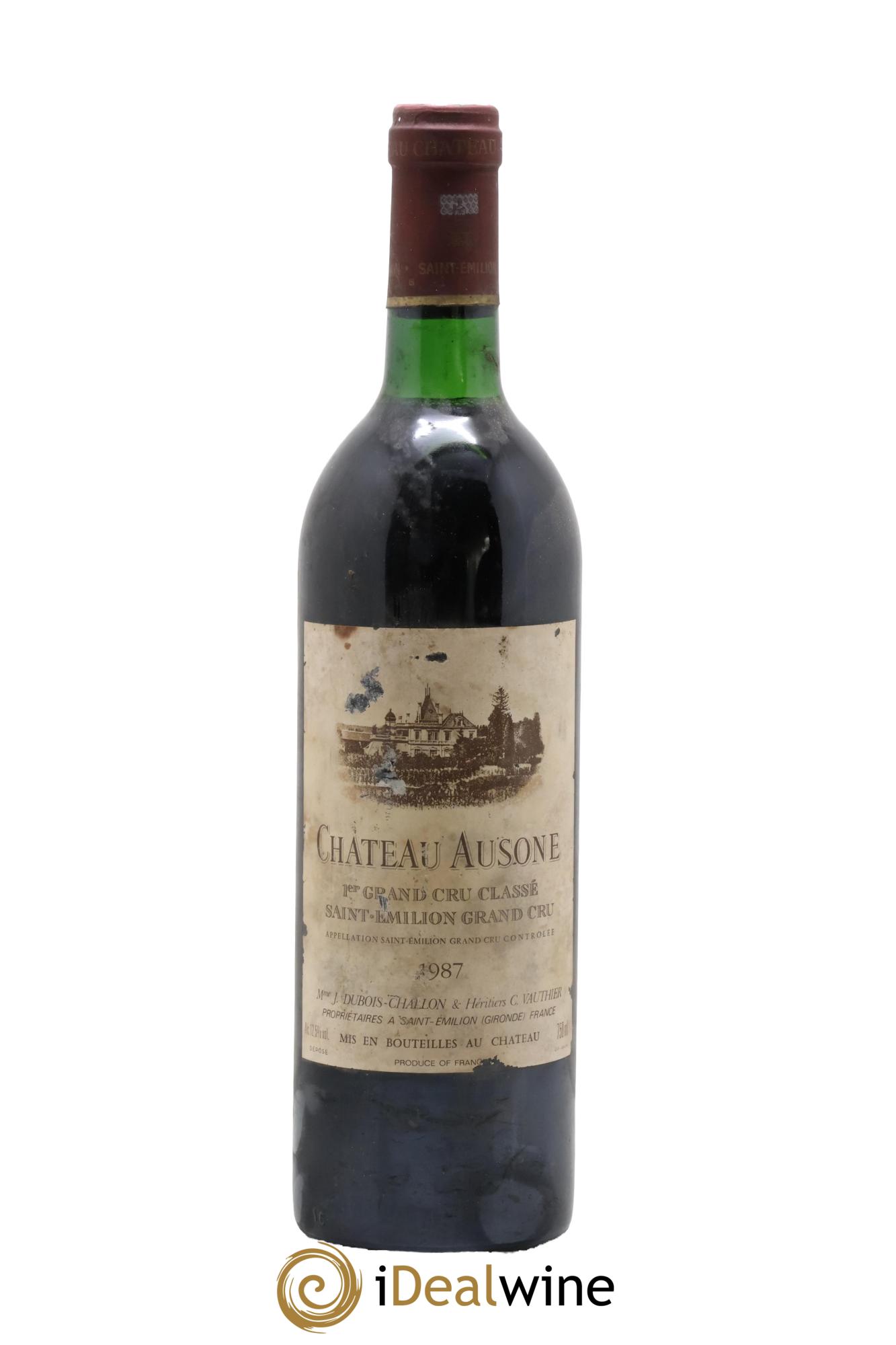 Château Ausone 1er Grand Cru Classé A 1987 - Posten von 1 Flasche - 0