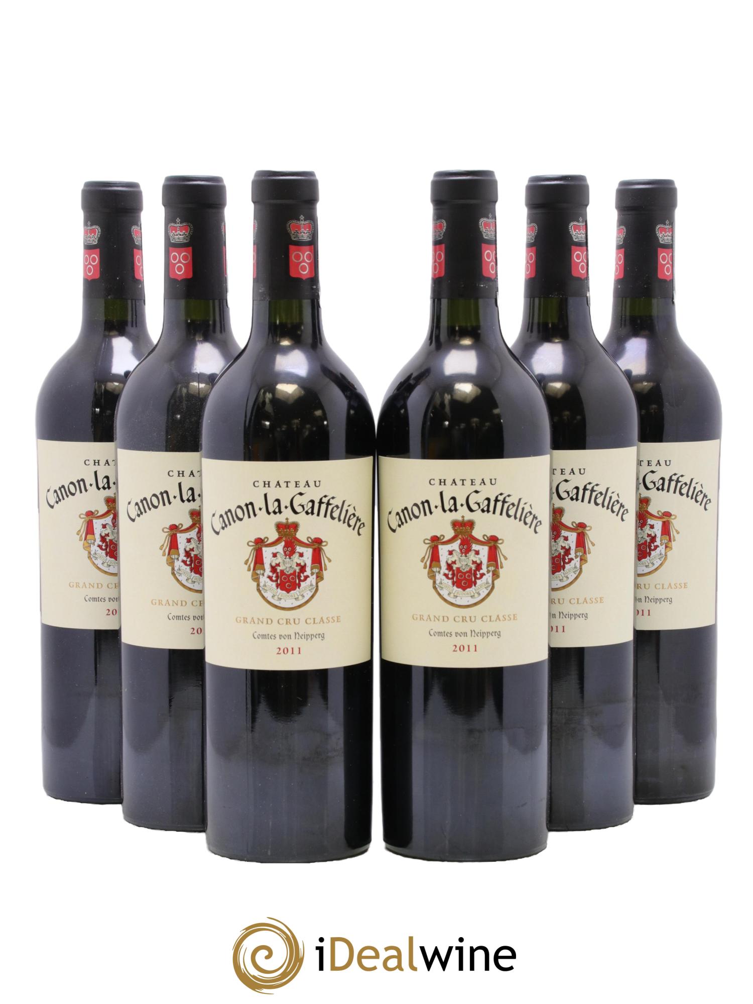 Château Canon la Gaffelière 1er Grand Cru Classé B 2011 - Lot of 6 bottles - 0