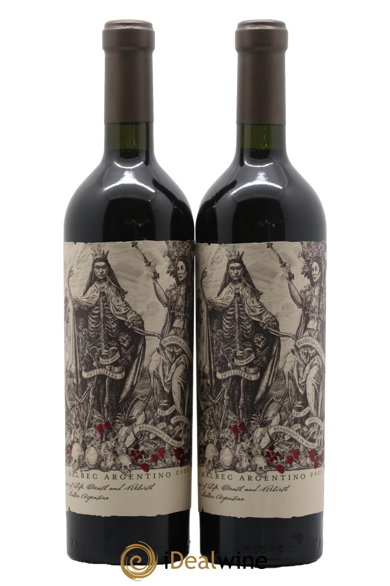 Mendoza Catena Zapata Malbec Argentino  2021 - Lot de 2 bouteilles - 1