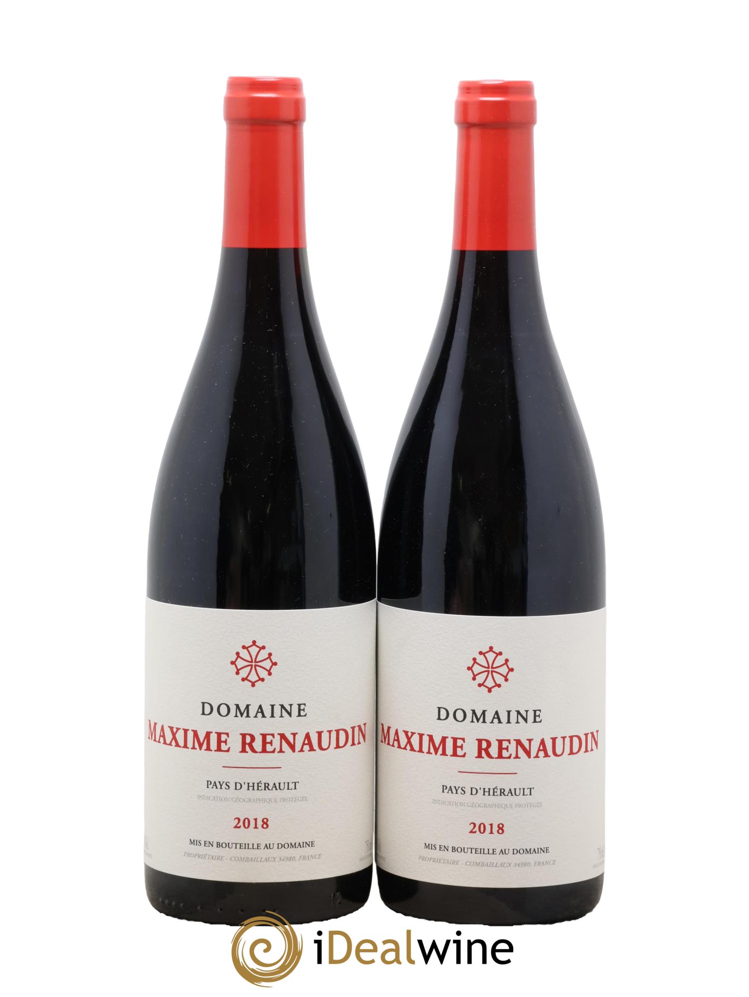 IGP Pays d'Hérault Maxime Renaudin 2018 - Lot de 2 bouteilles - 0