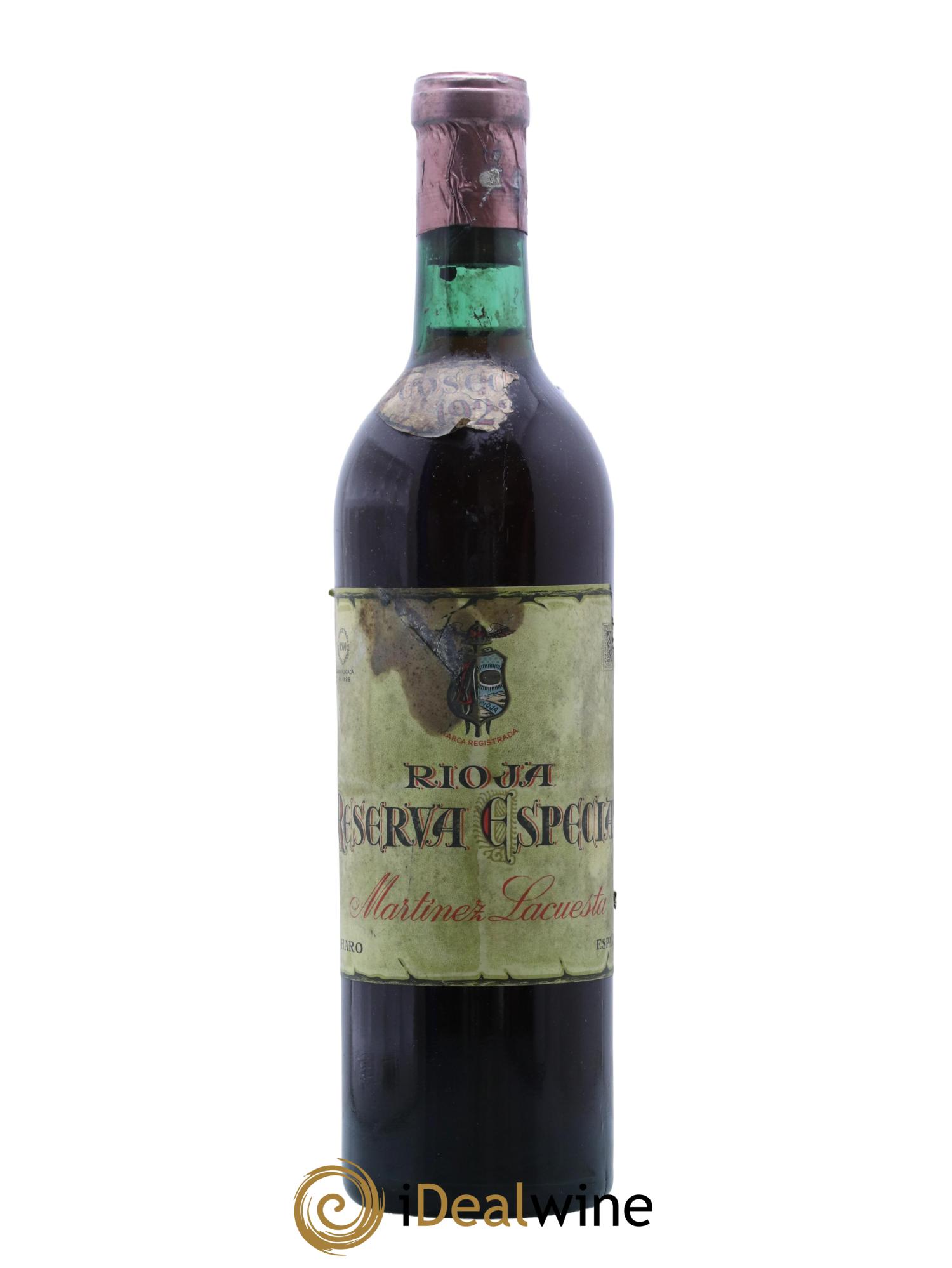 Rioja DOCA Reserva Especial Martinez Lacuesta 1922 - Posten von 1 Flasche - 0