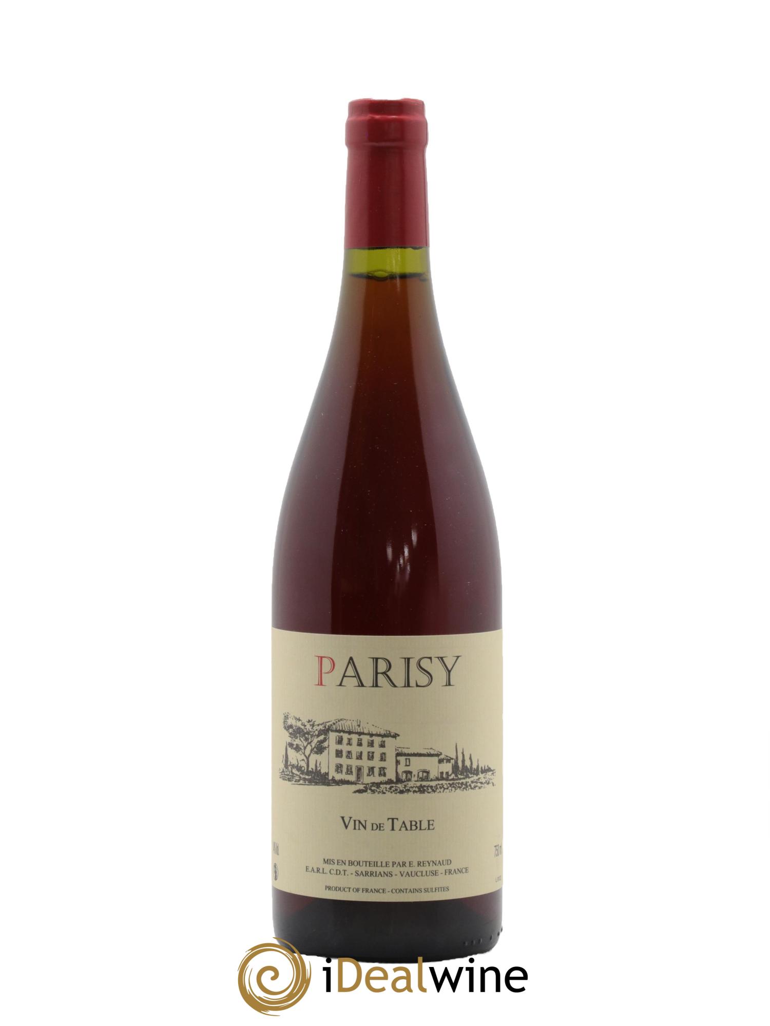 Vin de Table Parisy Emmanuel Reynaud - Lot de 1 bouteille - 0