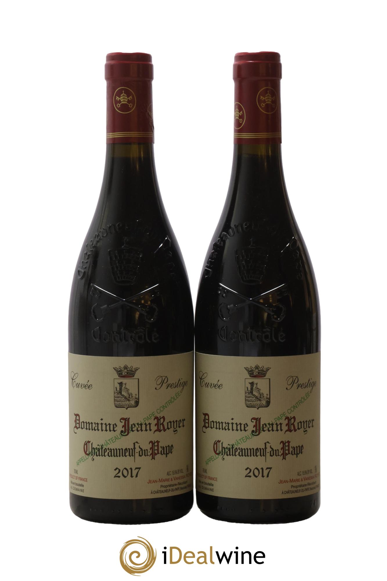 Châteauneuf-du-Pape Prestige Domaine Jean Royer 2017 - Lot de 2 bouteilles - 0