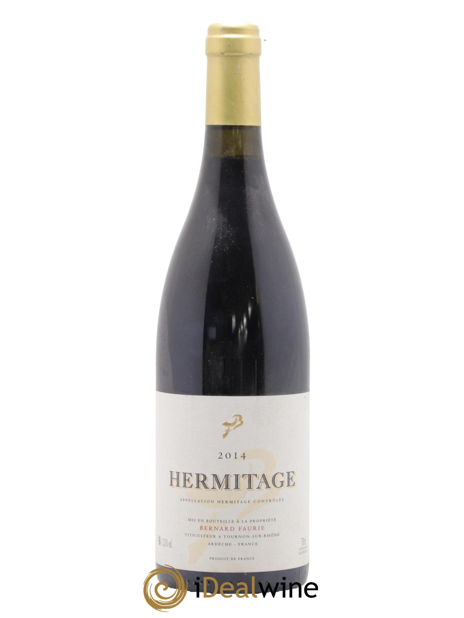 Hermitage Bessards Méal (capsule dorée) Bernard Faurie 2014 - Lot de 1 bouteille - 0