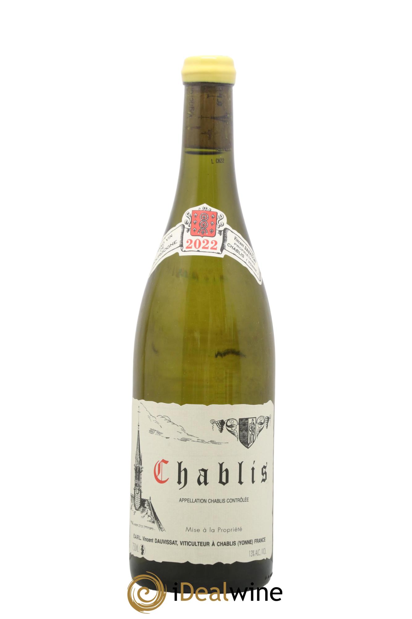 Chablis Vincent Dauvissat (Domaine) 2022 - Lotto di 1 bottiglia - 0