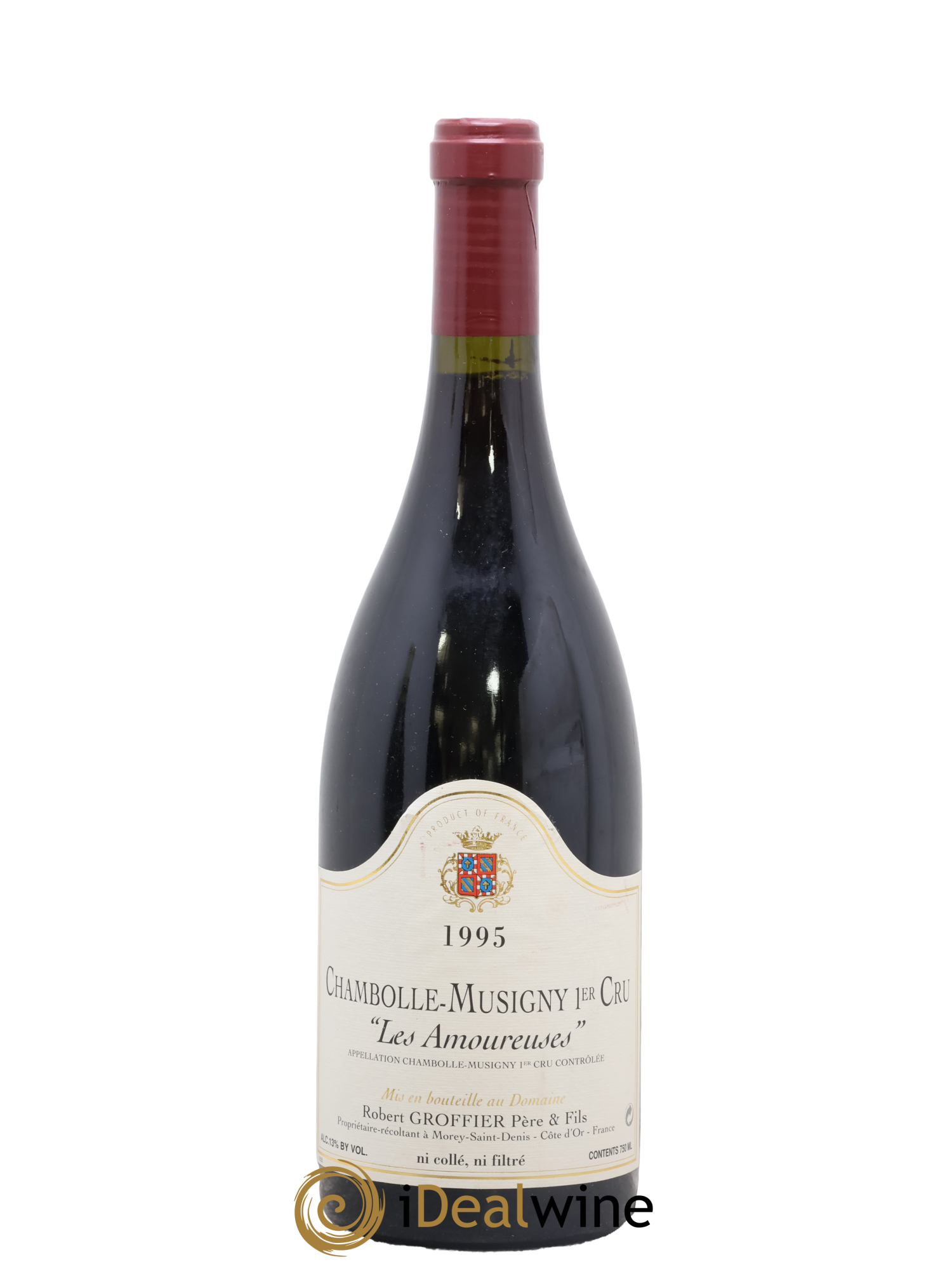 Chambolle-Musigny 1er Cru Les Amoureuses Robert Groffier Père & Fils (Domaine) 1995 - Lot of 1 bottle - 0