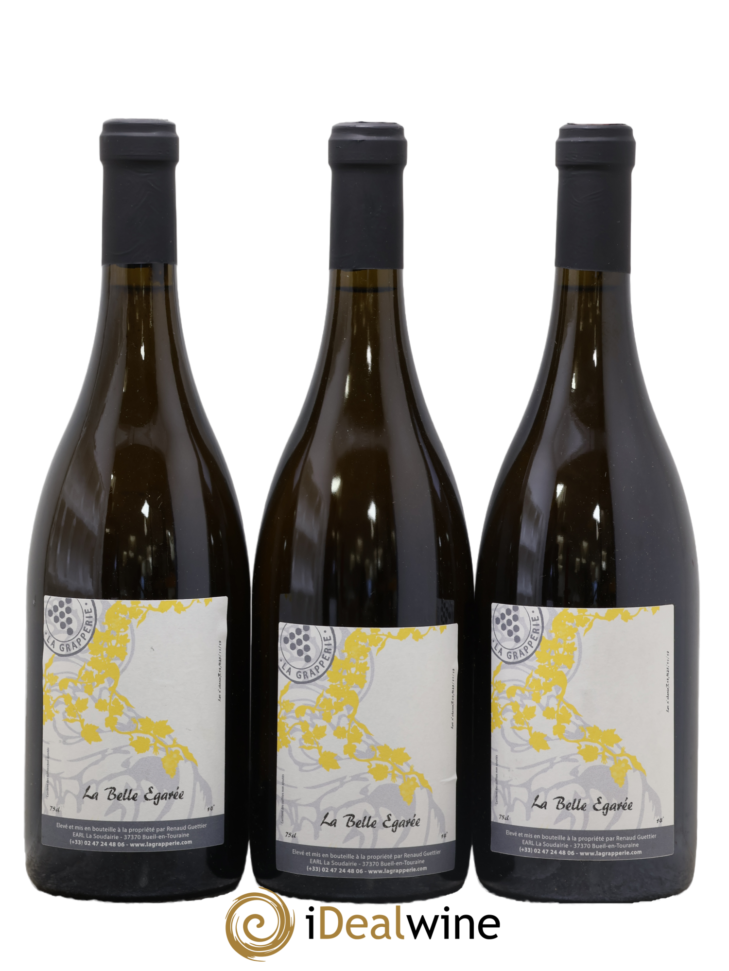 Vin de France La Belle Egarée La Grapperie 2018 - Lot of 3 bottles - 0