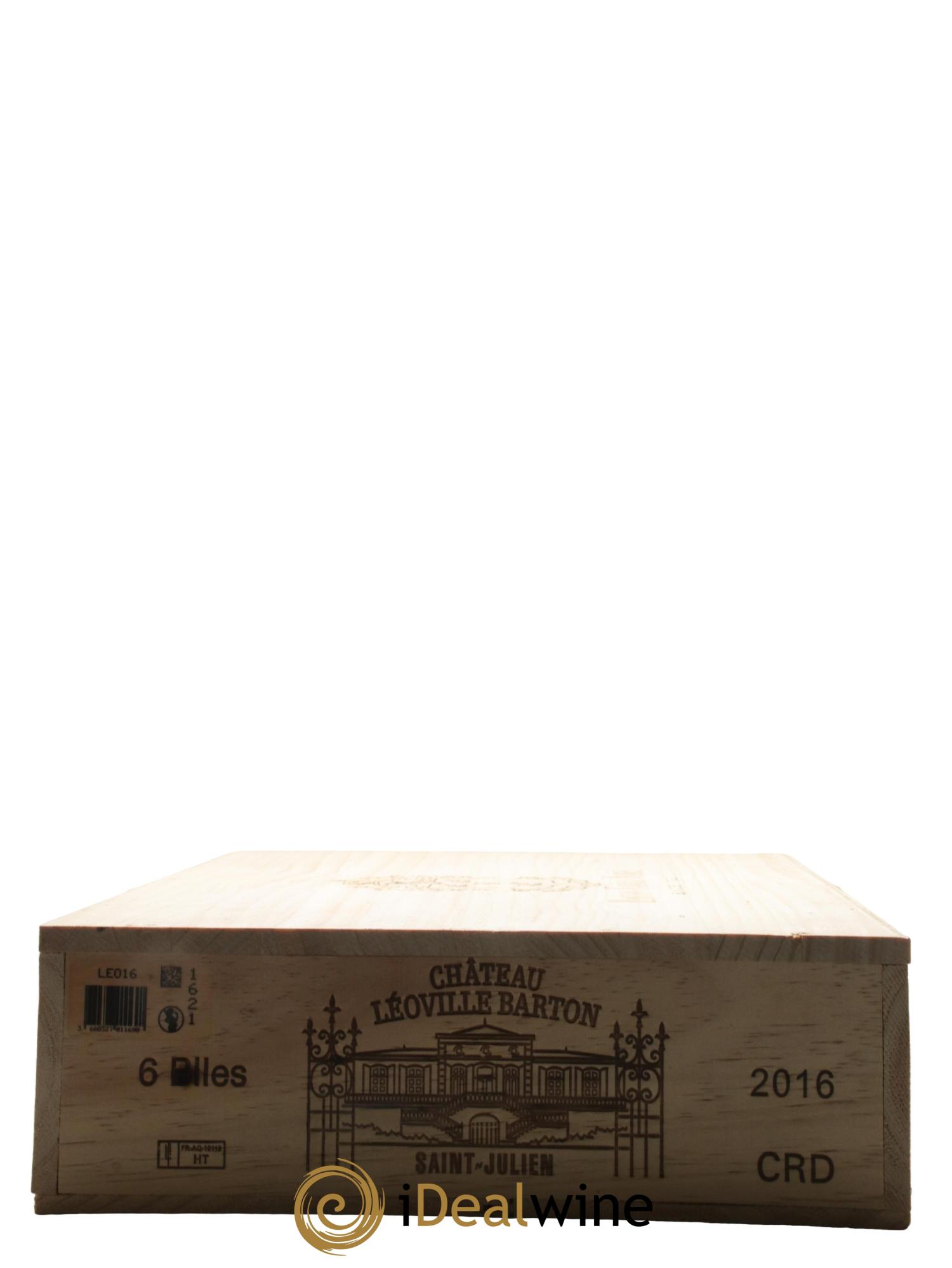 Château Léoville Barton 2ème Grand Cru Classé 2016 - Lot of 6 bottles - 3