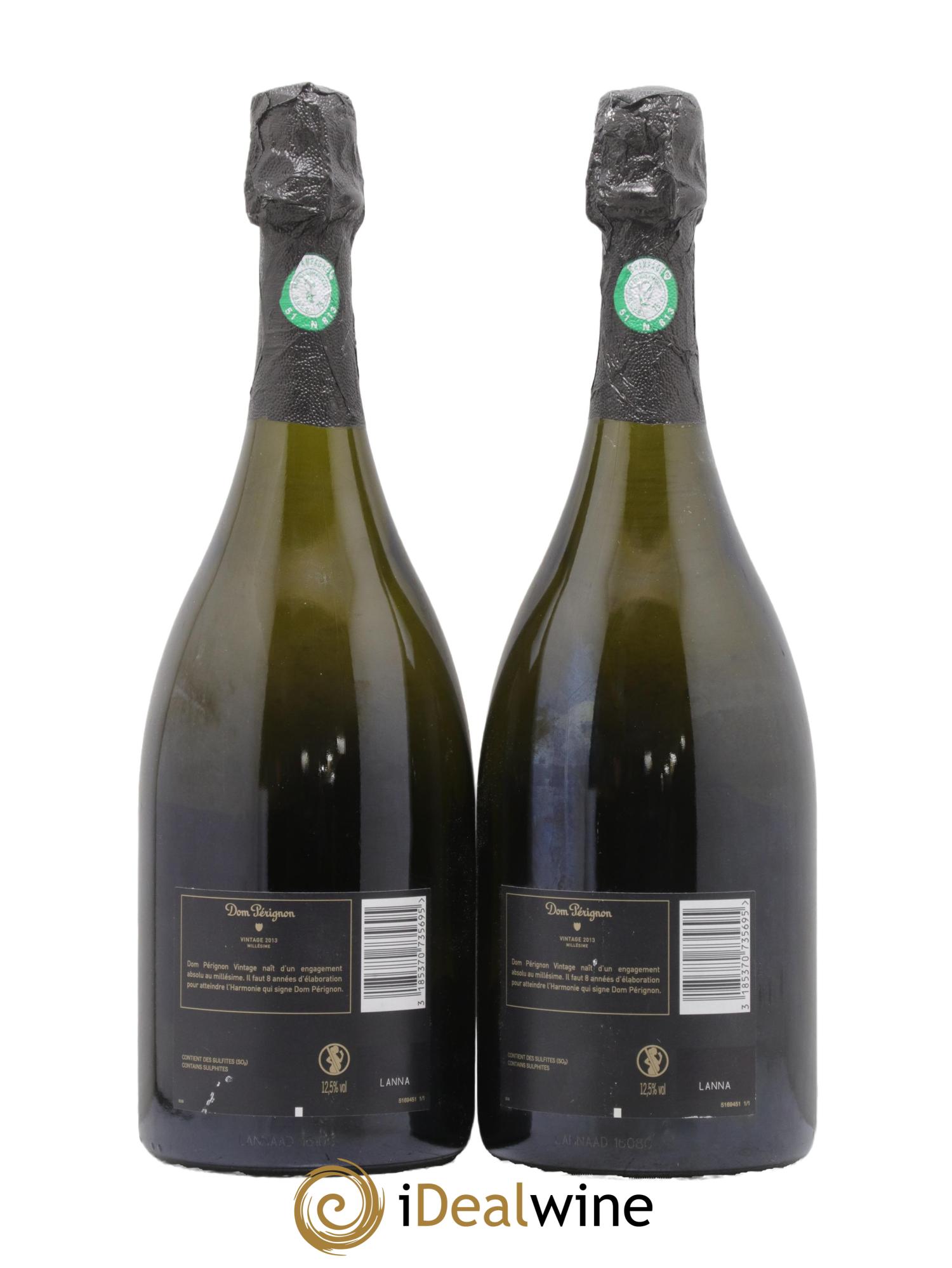 Brut Dom Pérignon 2013 - Lotto di 2 bottiglie - 1