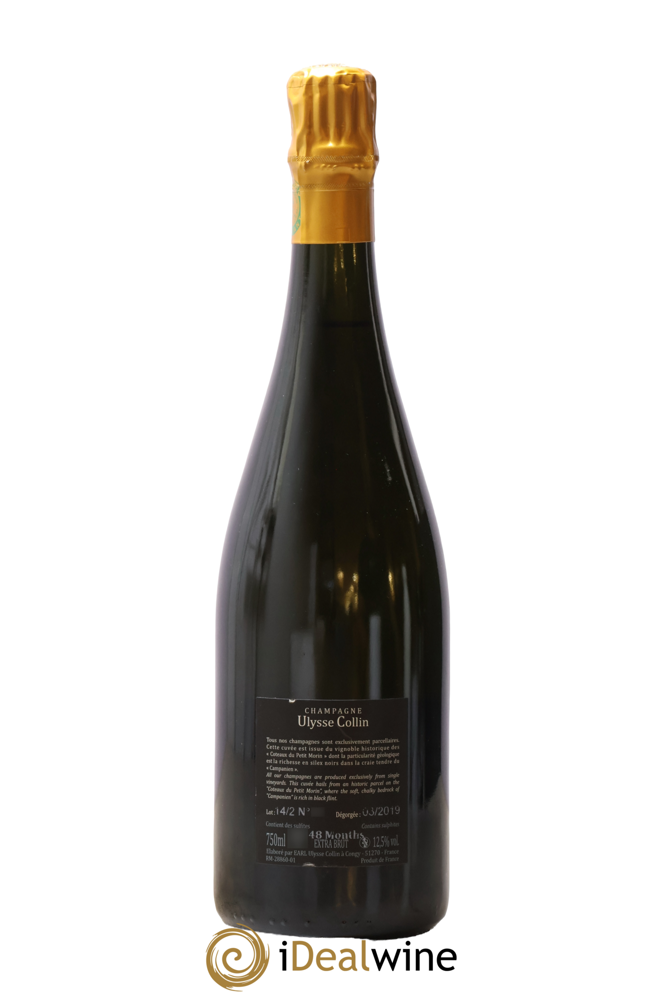 Les Roises Blanc de Blancs Extra-Brut Ulysse Collin - Lot of 1 bottle - 1