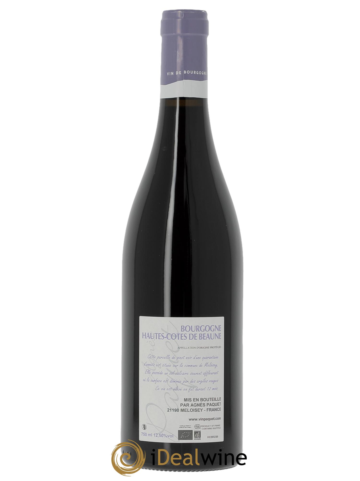 Hautes-Côtes de Beaune Agnès Paquet (Domaine) 2023 - Lot de 1 bouteille - 1