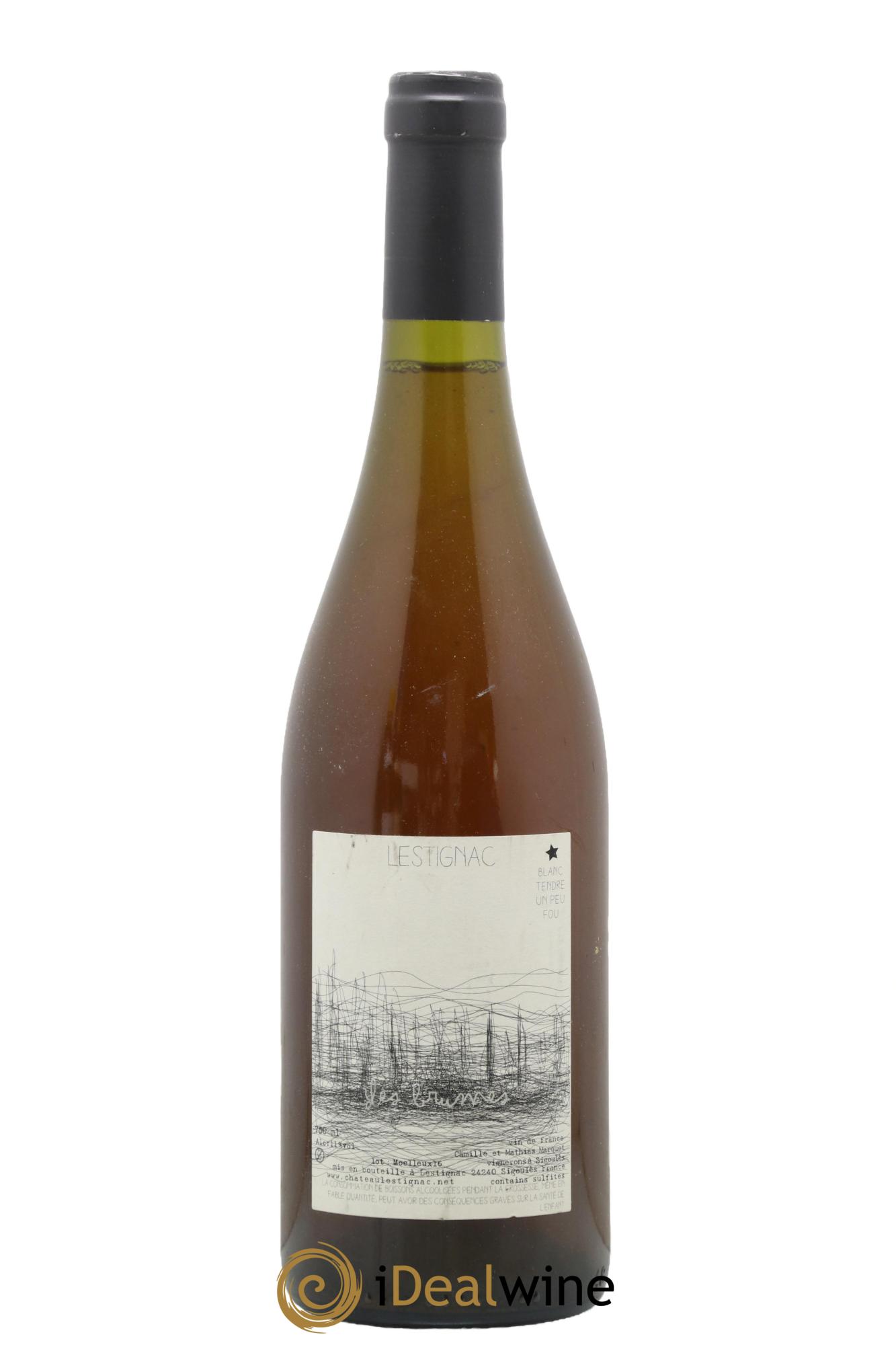 Vin de France Les Brumes Moelleux Lestignac 2016 - Lot de 1 bouteille - 0