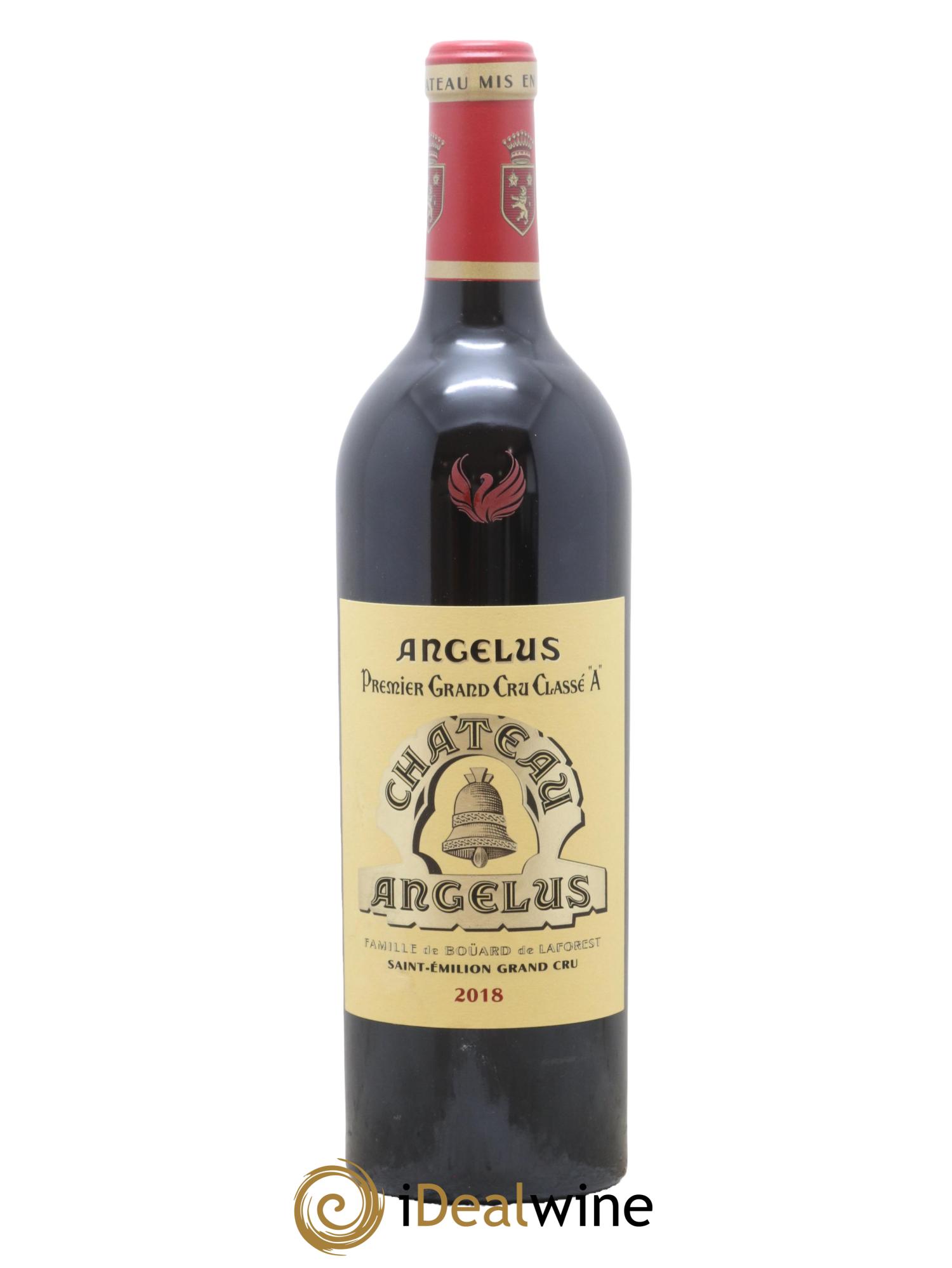 Château Angélus 1er Grand Cru Classé A 2018 - Lot de 1 bouteille - 0