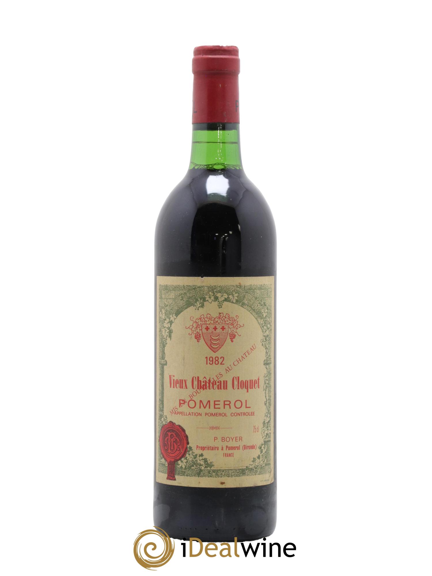 Pomerol Vieux Château Cloquet 1982 - Lot de 1 bouteille - 0