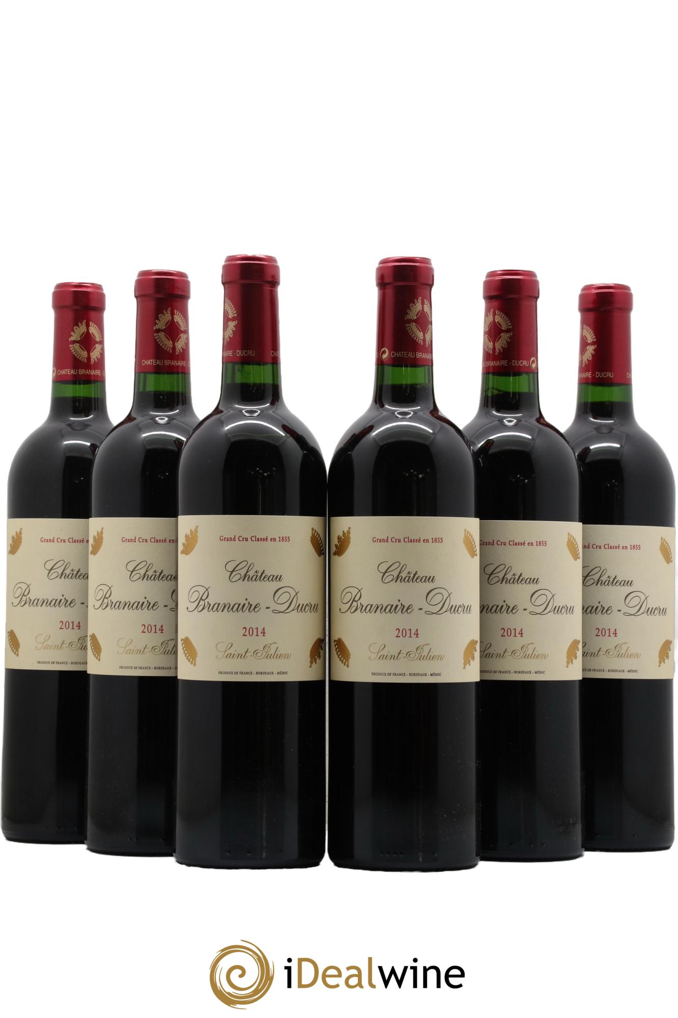 Château Branaire Ducru 4ème Grand Cru Classé 2014 - Posten von 6 Flaschen - 0