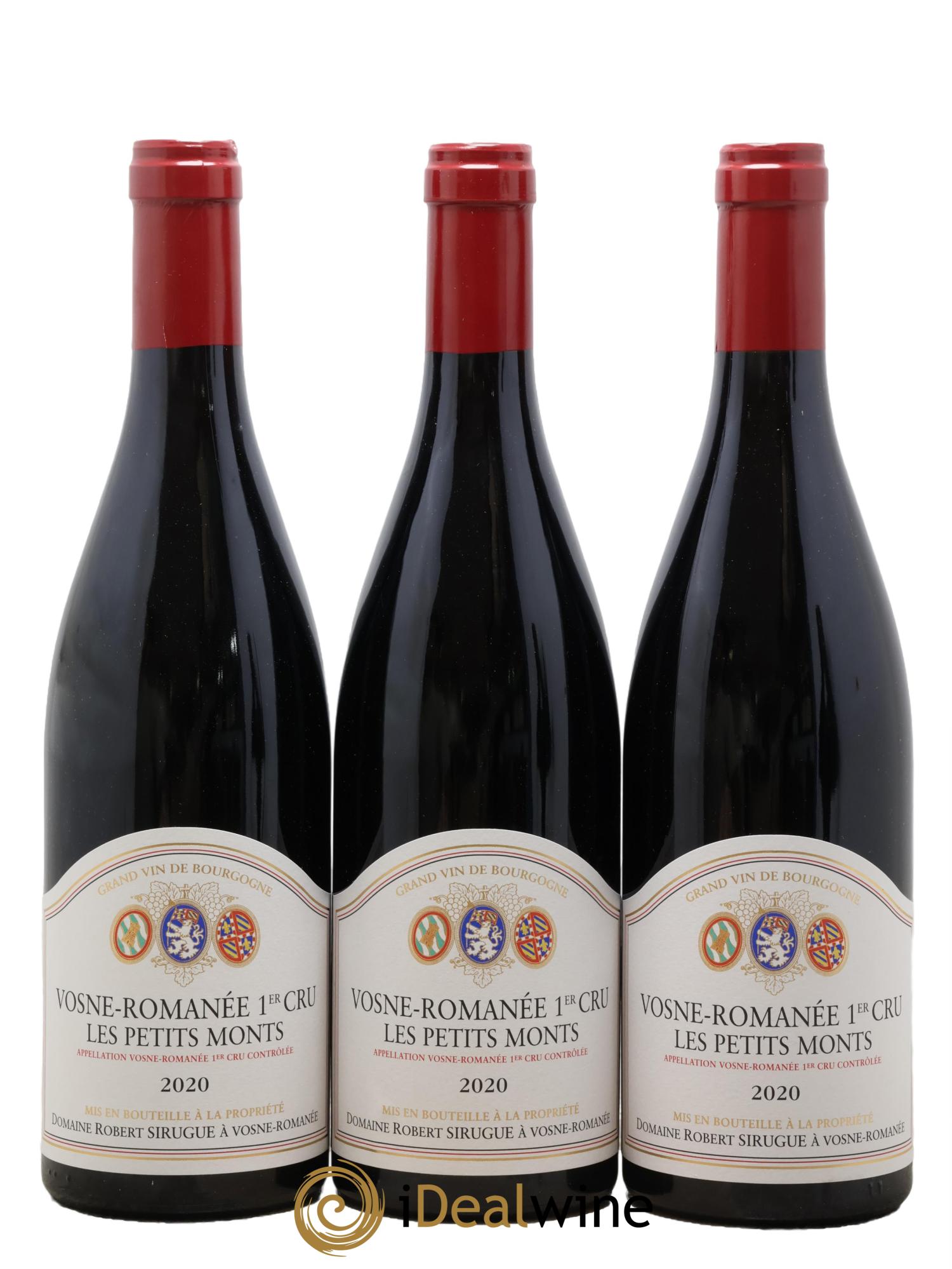 Vosne-Romanée 1er Cru Les Petits Monts Robert Sirugue (Domaine) 2020 - Lot of 3 bottles - 0